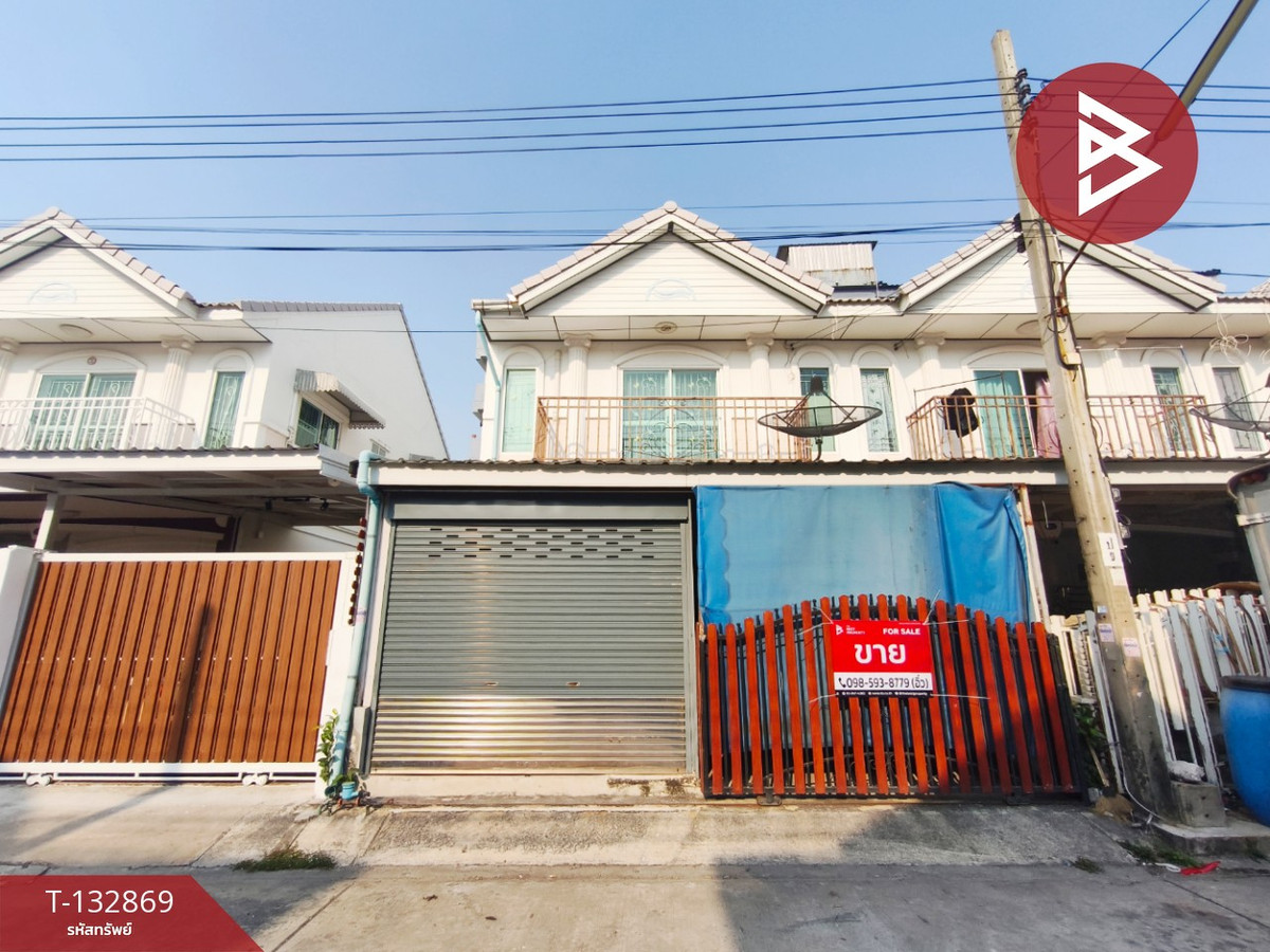ขายทาวน์เฮ้าส์ หมู่บ้านเมฆธารา 2 เทศบาลบางปู 60 ท้ายบ้าน สมุทรปราการ
