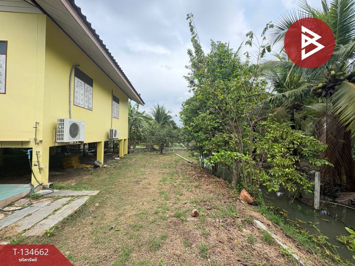 ขายบ้านเดี่ยวพร้อมที่ดิน เนื้อที่ 3 งาน 35 ตร.วา อัมพวา สมุทรสงคราม