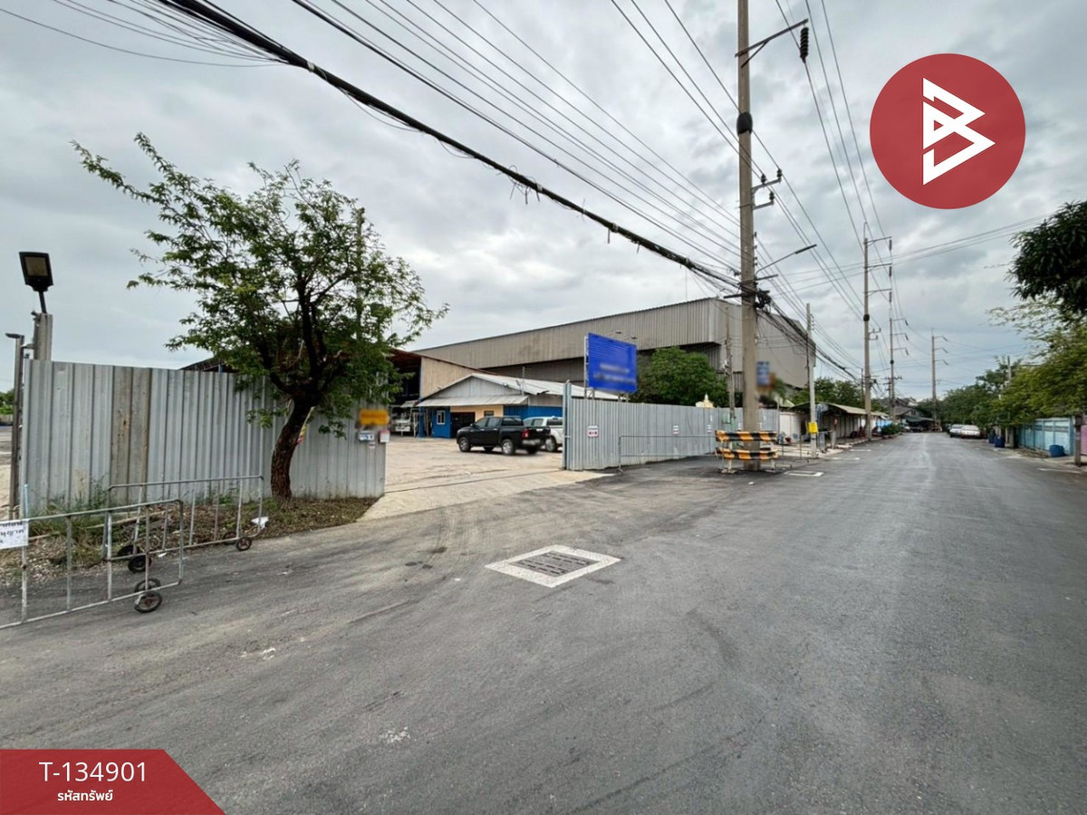 ขายโกดังพร้อมออฟฟิศ เนื้อที่ 3 ไร่ 2 งาน 50.6 ตร.วา ท้ายบ้าน สมุทรปราการ