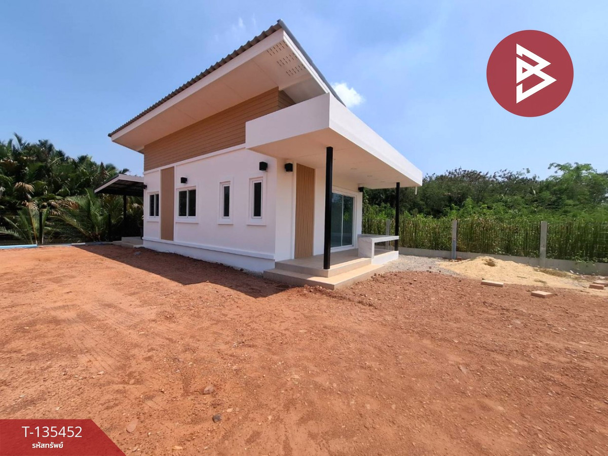 ขายบ้านเดี่ยวชั้นเดียว เนื้อที่ 1 งาน 17.1 ตร.วา นางตะเคียน สมุทรสงคราม