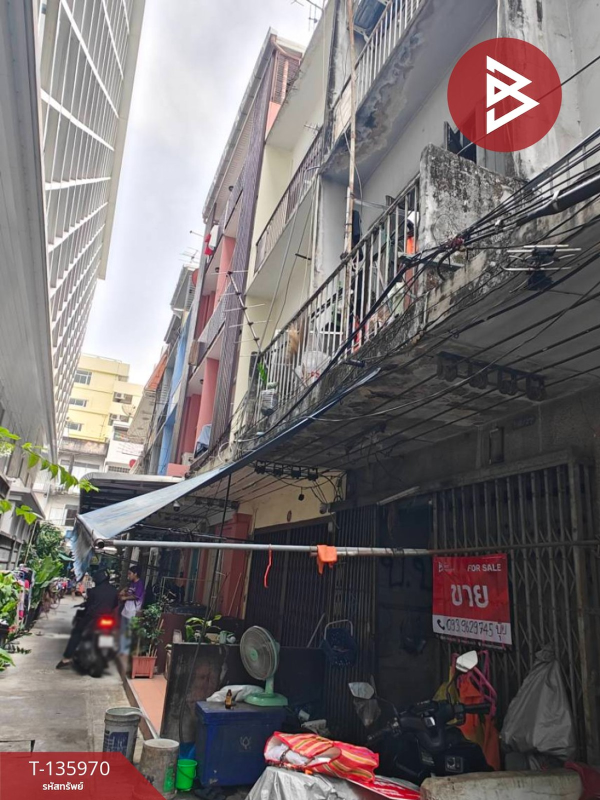 ขายอาคารพาณิชย์ 3 ชั้น เนื้อที่ 11 ตร.วา ราชเทวี กรุงเทพมหานคร