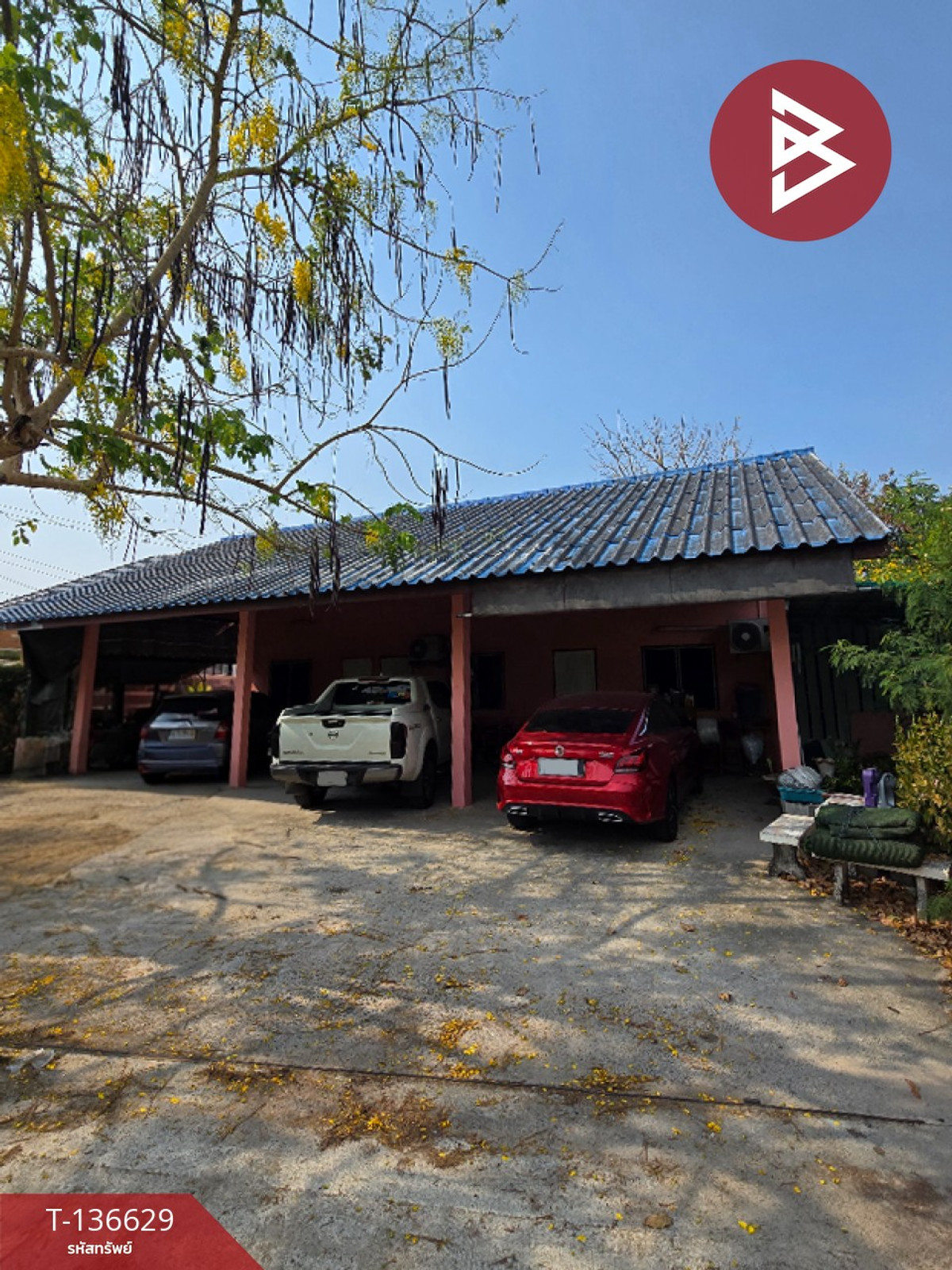 ขายบ้านเดี่ยว เนื้อที่ 100 ตารางวา สำนักบก ชลบุรี อยู่หลังวัดหนองแฟบ