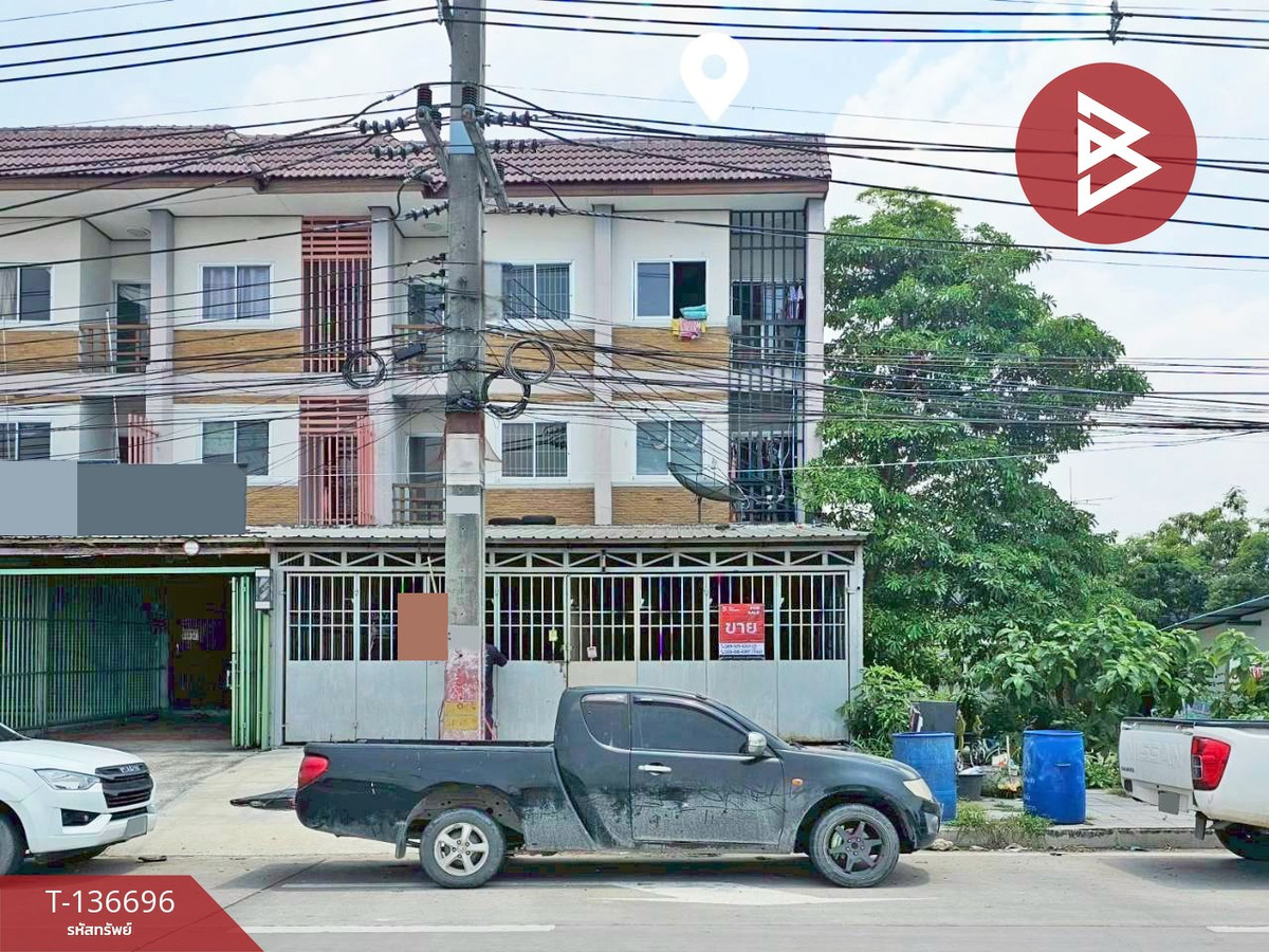 ขายอาคารพาณิชย์ 3 ชั้น สี่แยกหนองปรือ บ้านบึง ชลบุรี ทำเลค้าขาย