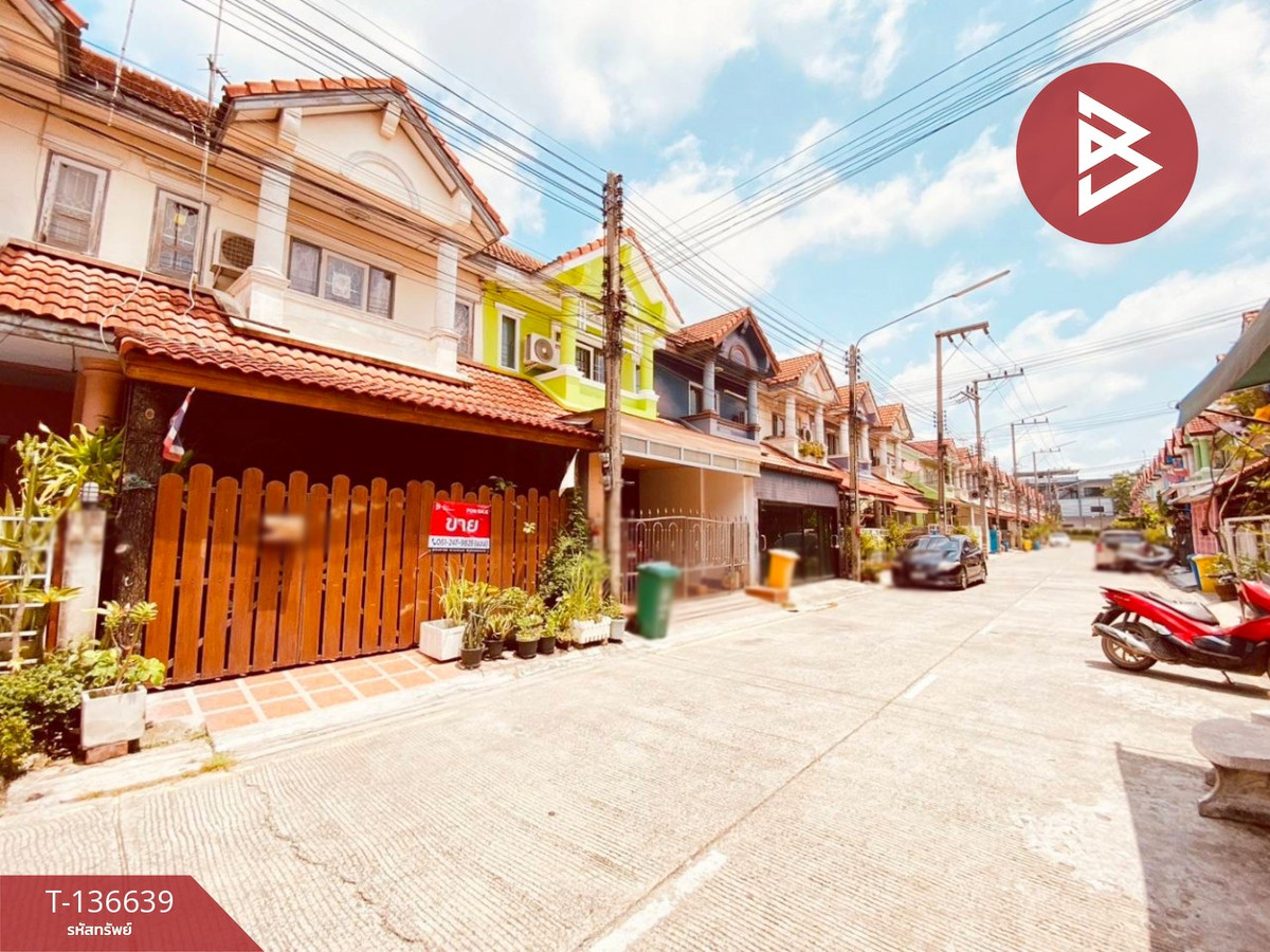 ขายทาวน์เฮ้าส์ หมู่บ้านกานดา กม.23 พระราม2 นาดี สมุทรสาคร