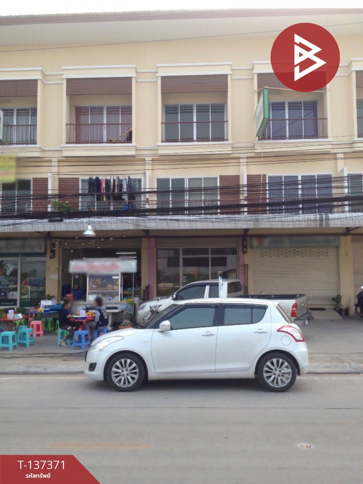 ขายอาคารพาณิชย์ 3 ชั้น เนื้อที่ 19.5 ตร.วา บ้านบ่อ สมุทรสาคร