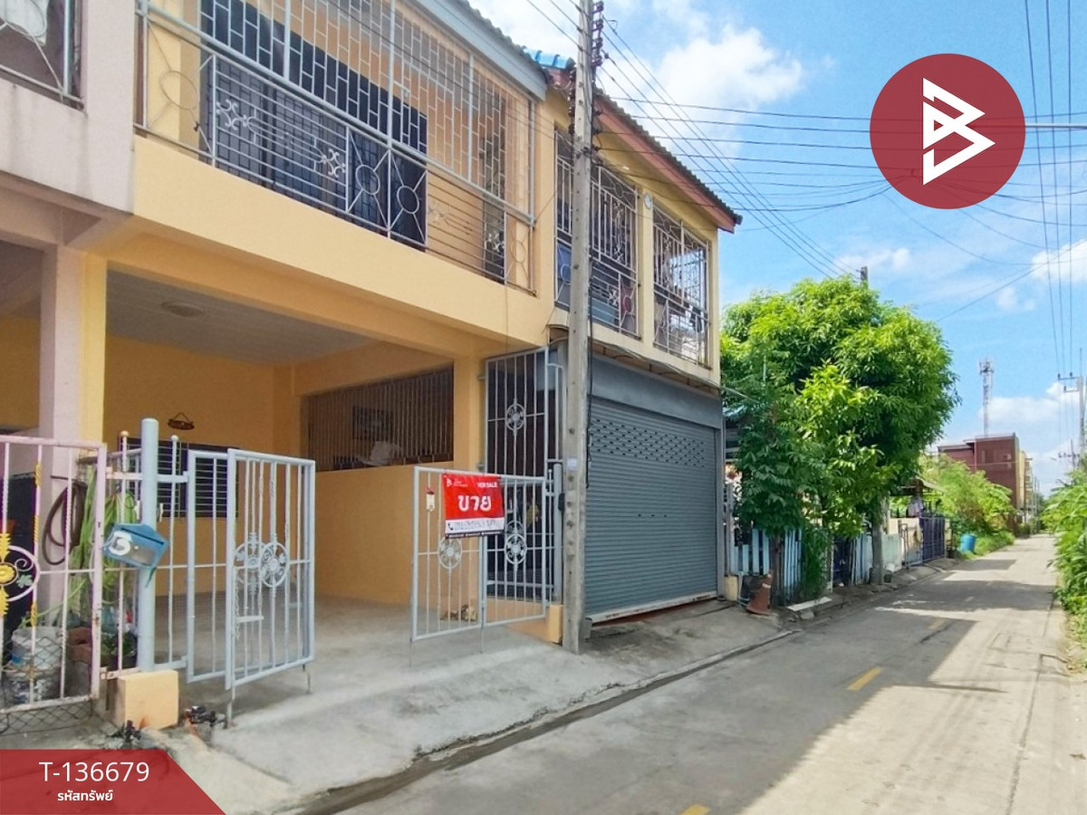 ขายทาวน์เฮ้าส์ เนื้อที่ 14 ตร.วา ถ.เพชรเกษม กระทุ่มแบน สมุทรสาคร