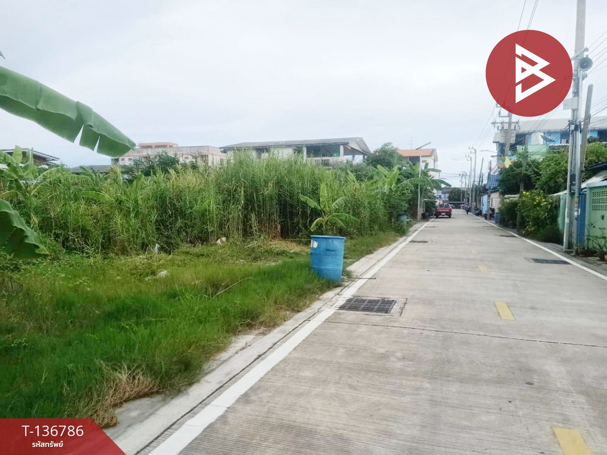 ขายที่ดินเเปล่า เนื้อที่ 213 ตารางวา พื้นที่สีม่วง พระสมุทรเจดีย์ สมุทรปราการ