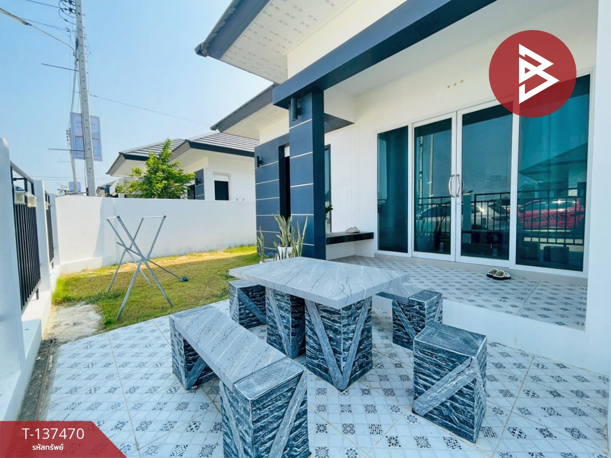 ขายบ้านเดี่ยวชั้นเดียว เนื้อที่ 54.2 ตร.วา ท่ามะกา กาญจนบุรี