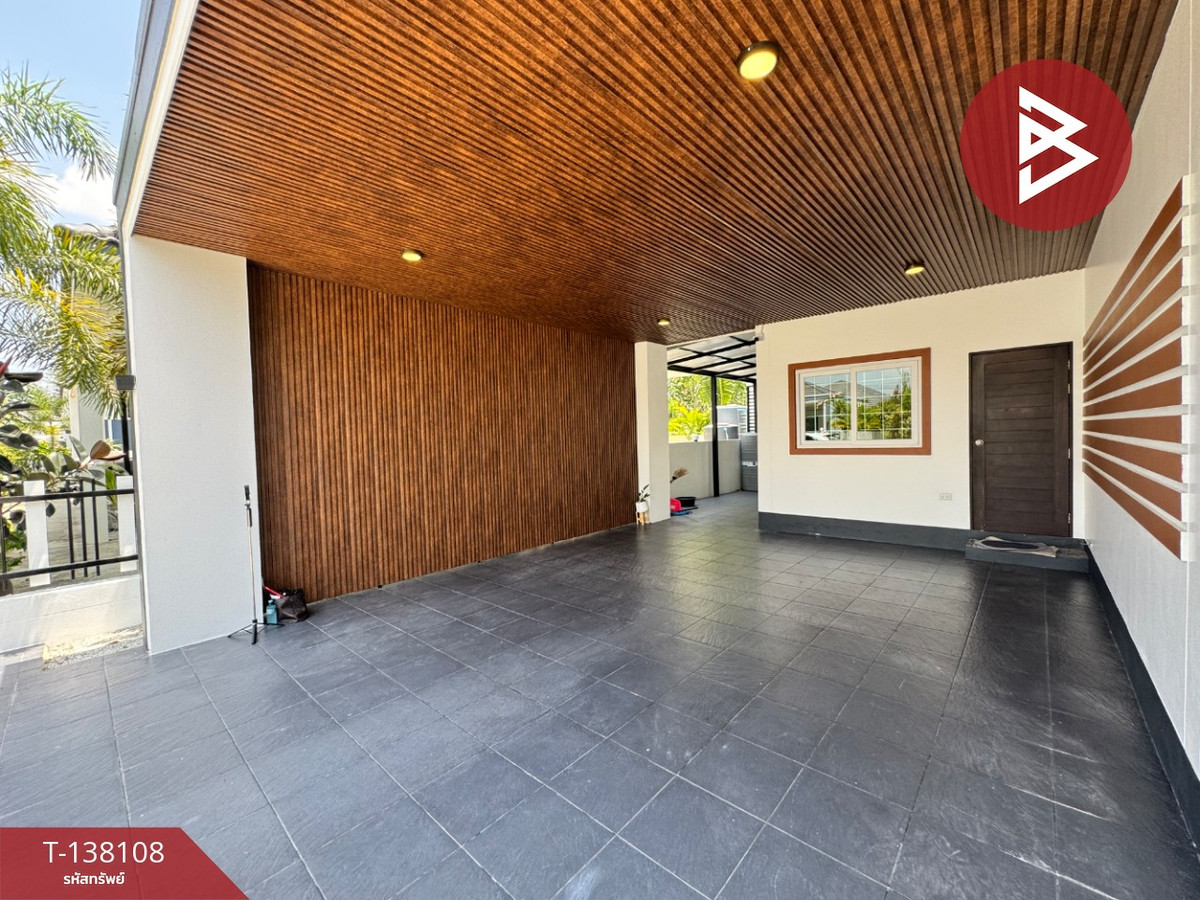 ขายบ้านเดี่ยวชั้นเดียว หมู่บ้านสบายโฮม 3 บางละมุง ชลบุรี ตกแต่งพร้อมเข้าอยู่