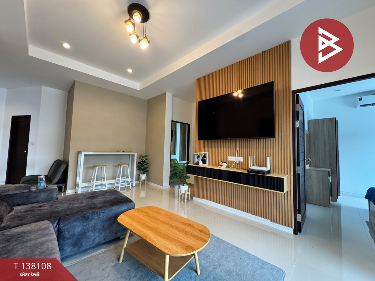 ขายบ้านเดี่ยวชั้นเดียว หมู่บ้านสบายโฮม 3 บางละมุง ชลบุรี ตกแต่งพร้อมเข้าอยู่