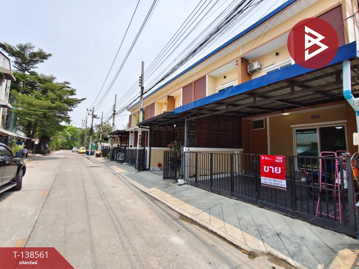 ขายทาวน์เฮ้าส์ 2 ชั้น เนื้อที่ 21 ตร.วา สามพราน นครปฐม