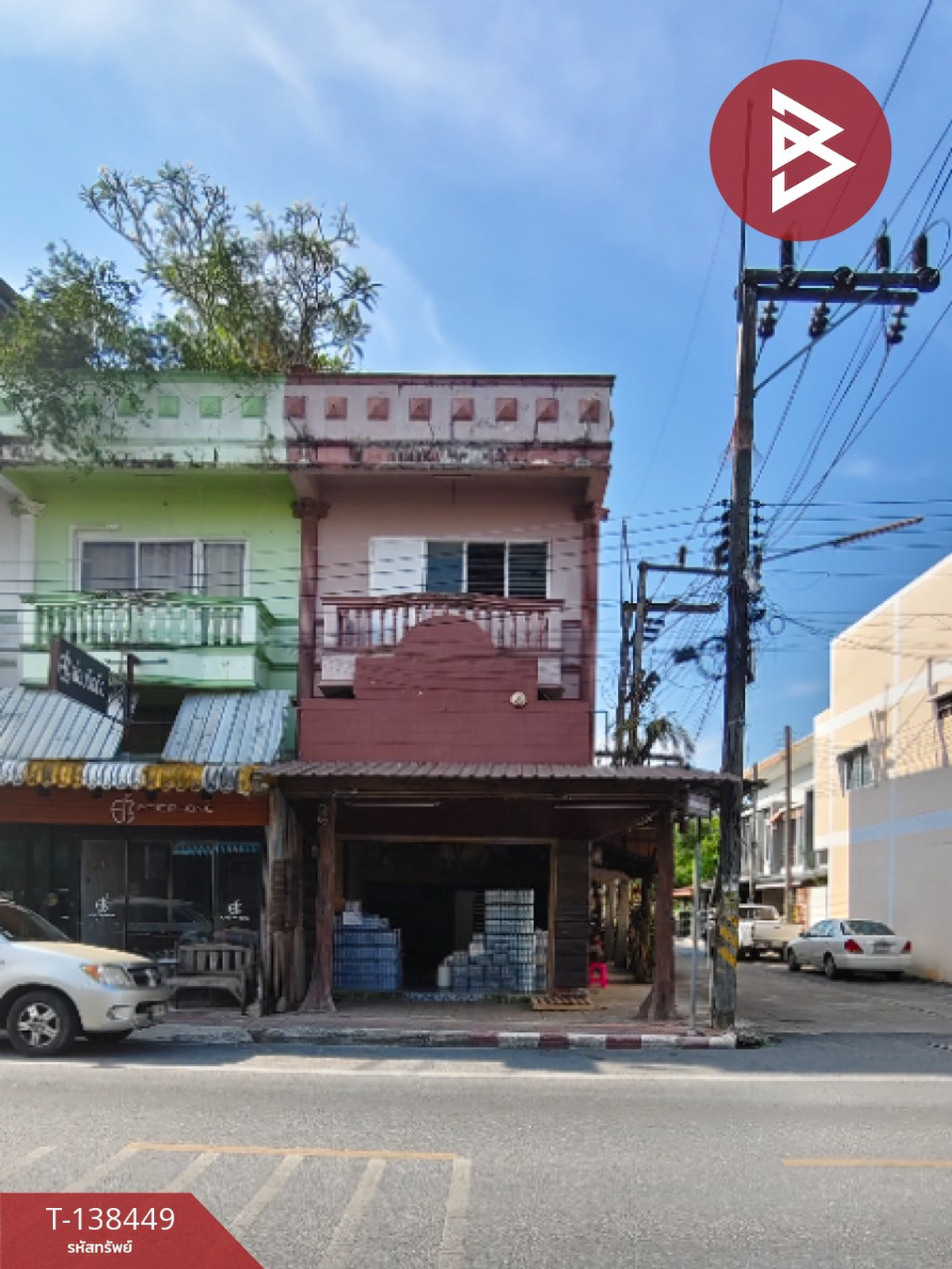 ขายอาคารพาณิชย์หลังมุม 2 ชั้น ต.โพธิ์เสด็จ นครศรีธรรมราช อยู่ใกล้โรงพยาบาลสัตว์สะพานยาว