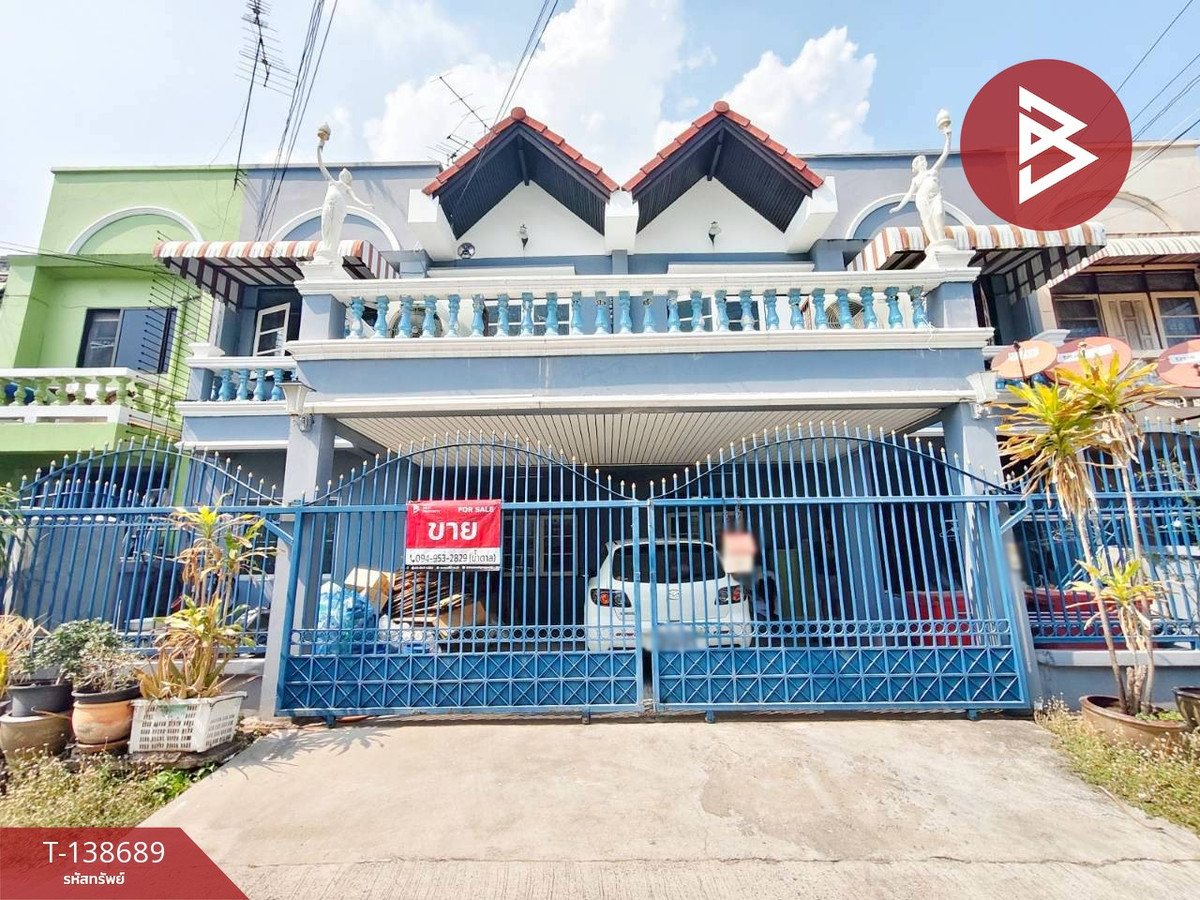 ขายทาวน์เฮ้าส์ติดกัน 2 หลัง หมู่บ้านพูนสุข ปากเกร็ด นนทบุรี