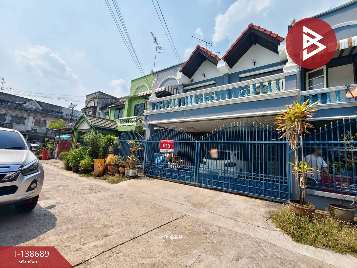 ขายทาวน์เฮ้าส์ติดกัน 2 หลัง หมู่บ้านพูนสุข ปากเกร็ด นนทบุรี