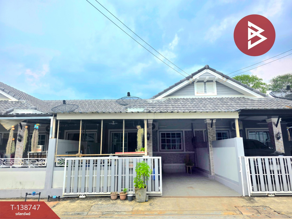 ขายทาวน์เฮ้าส์ชั้นเดียว หมู่บ้านสิลันตา 8 ไลฟ์ (Silanta8 Life) ชลบุรี