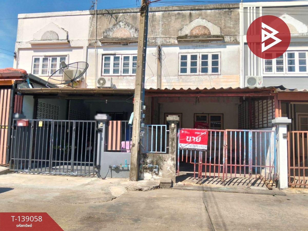 ขายทาวน์เฮ้าส์ หมู่บ้านสุจิตรา บ้านโพธิ์ ฉะเชิงเทรา