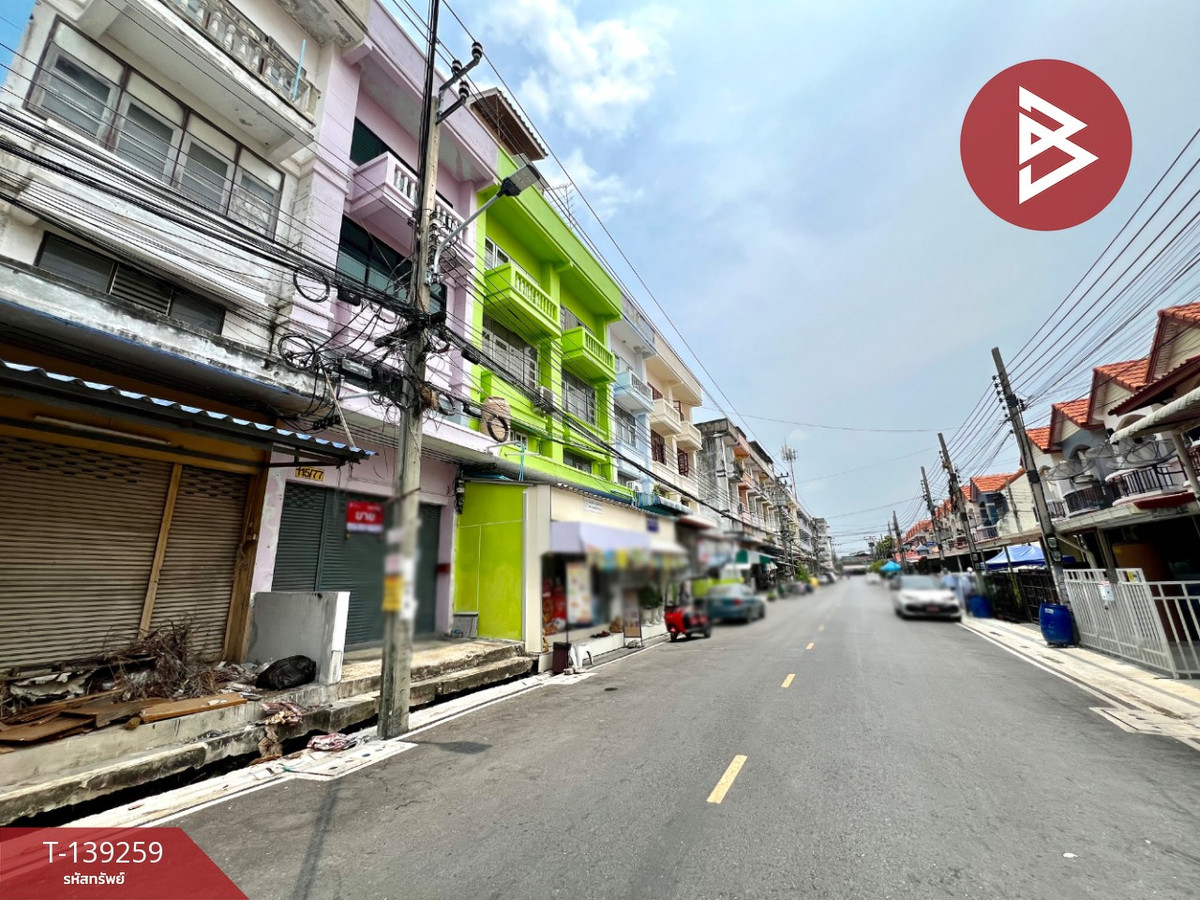 ขายอาคารพาณิชย์ หมู่บ้านทับทอง บางเสาธง สมุทรปราการ