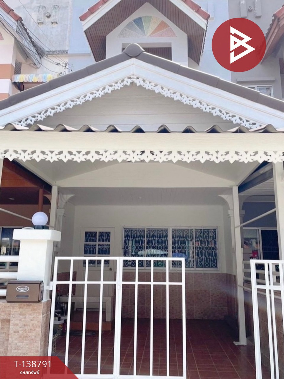 ขายทาวน์เฮ้าส์ หมู่บ้านสายรุ้ง หนามแดง-บางพลี เนื้อที่ 17 ตร.วา สมุทรปราการ