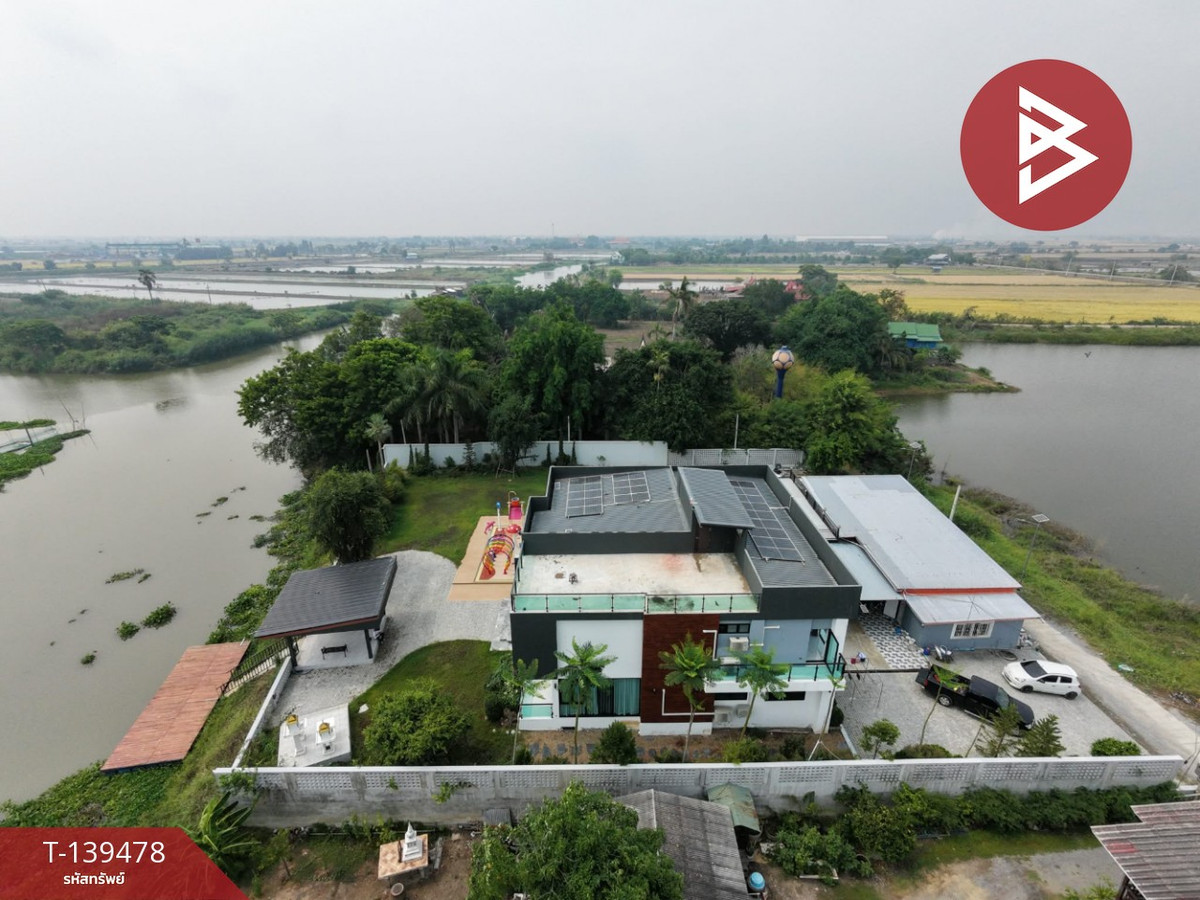 ขายบ้านเดี่ยวสไตล์พูลวิลล่า เนื้อที่ 1 ไร่ 3 ตร.วา บางปลาม้า สุพรรณบุรี