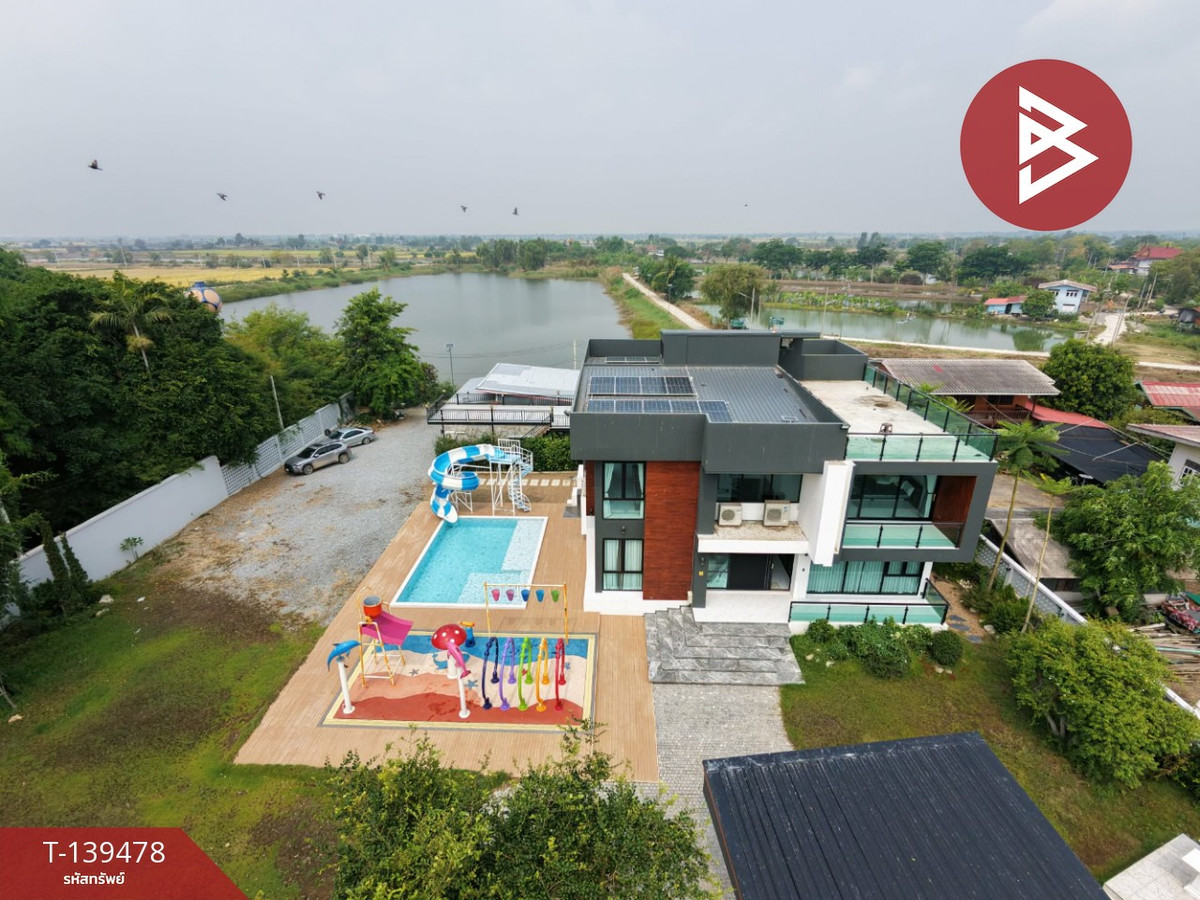 ขายบ้านเดี่ยวสไตล์พูลวิลล่า เนื้อที่ 1 ไร่ 3 ตร.วา บางปลาม้า สุพรรณบุรี