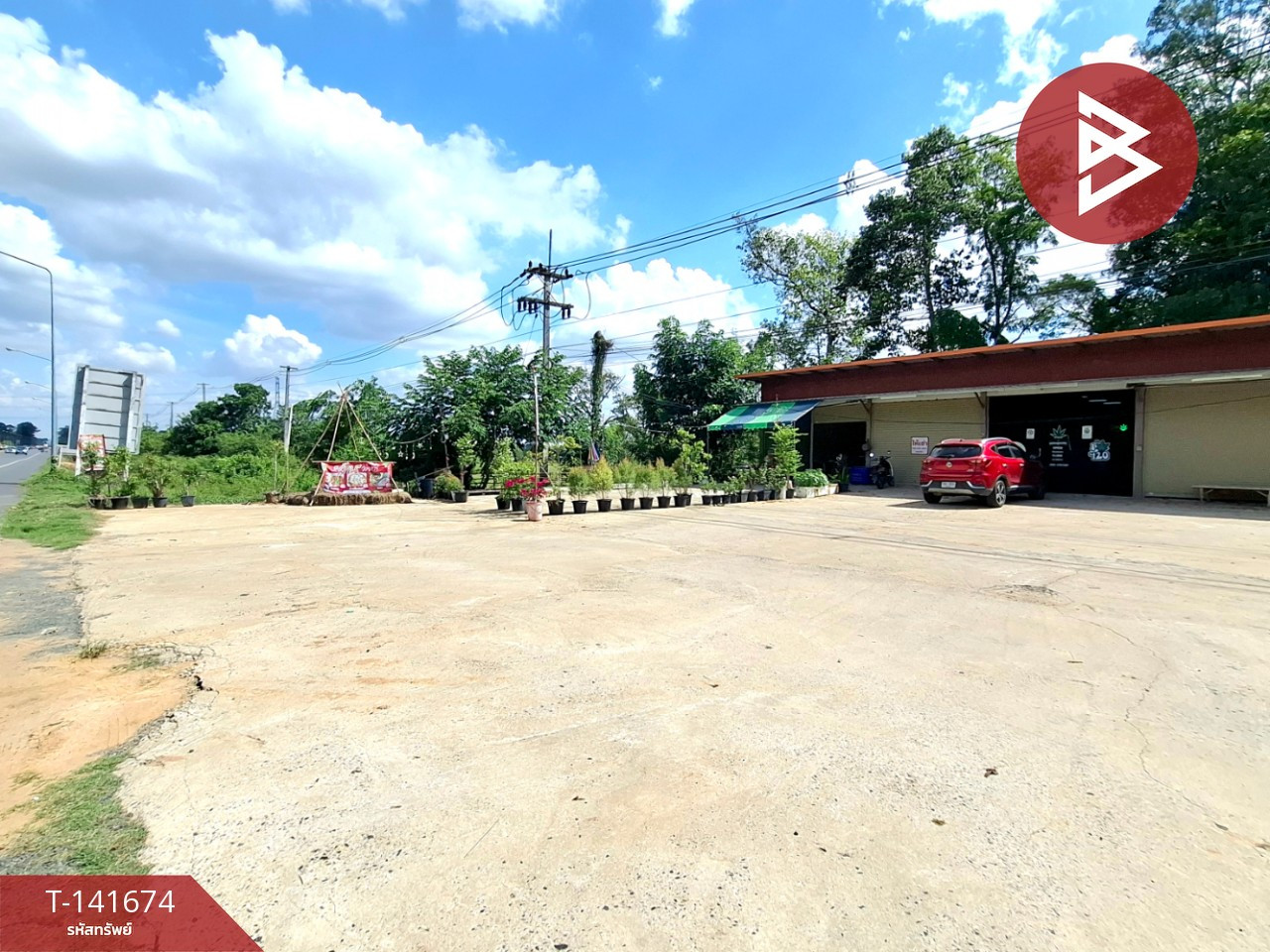 ขายห้องแถวชั้นเดียว เนื้อที่ 1 งาน 6.2 ตร.วา จังหาร ร้อยเอ็ด