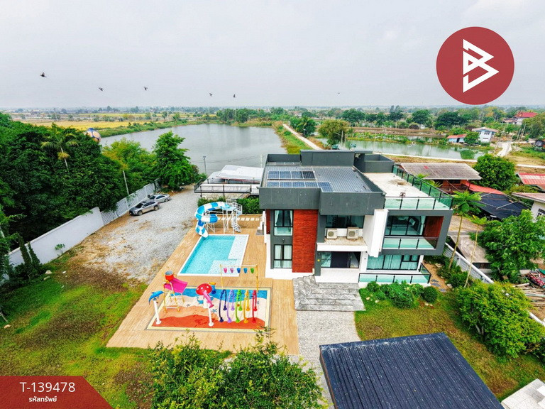 ขายบ้านเดี่ยวสไตล์พูลวิลล่า เนื้อที่ 1 ไร่ 3 ตร.วา บางปลาม้า สุพรรณบุรี