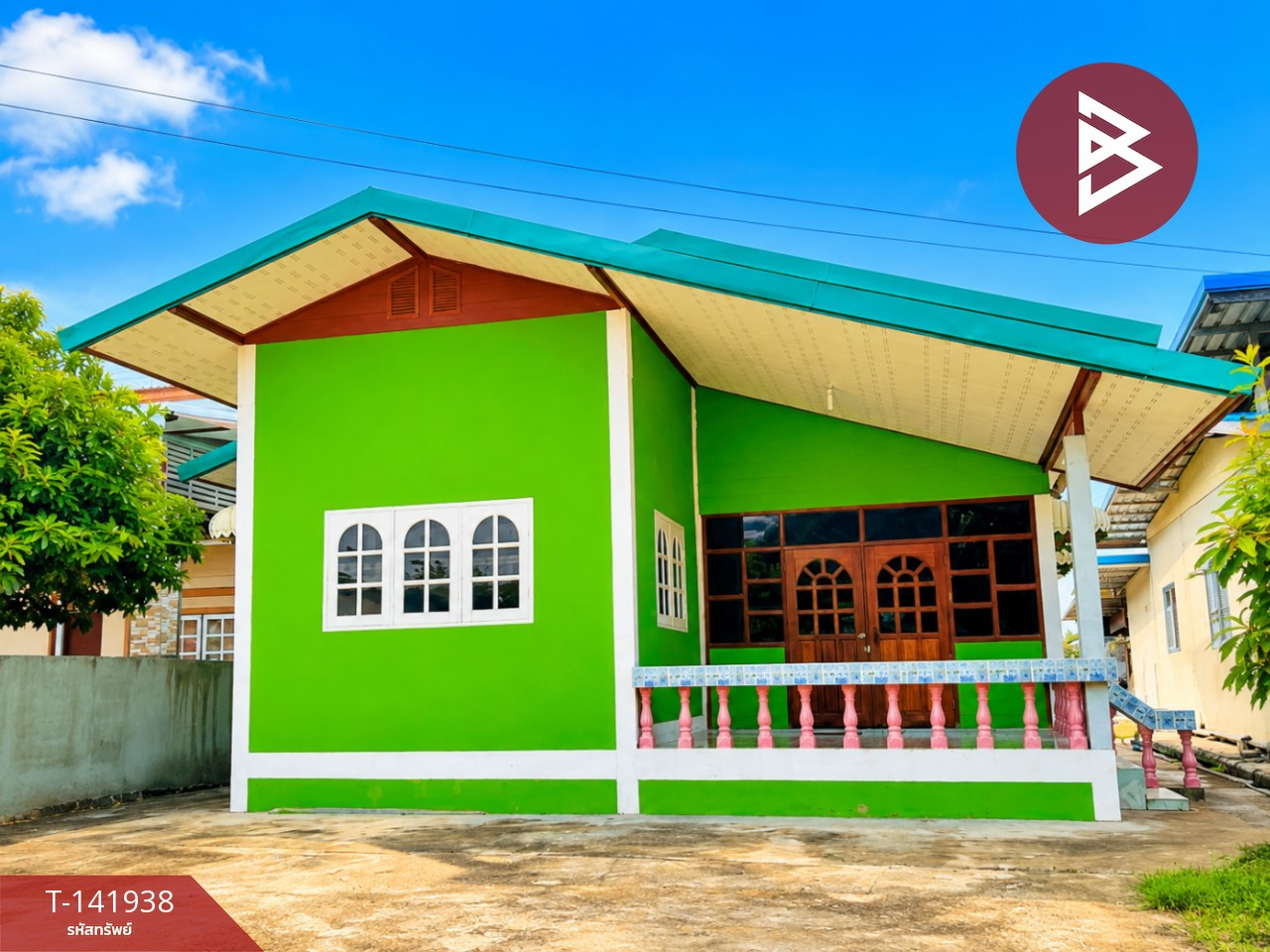 ขายบ้านเดี่ยว ชั้นเดียว เนื้อที่ 62.3 ตร.วา บ้านแพง นครพนม