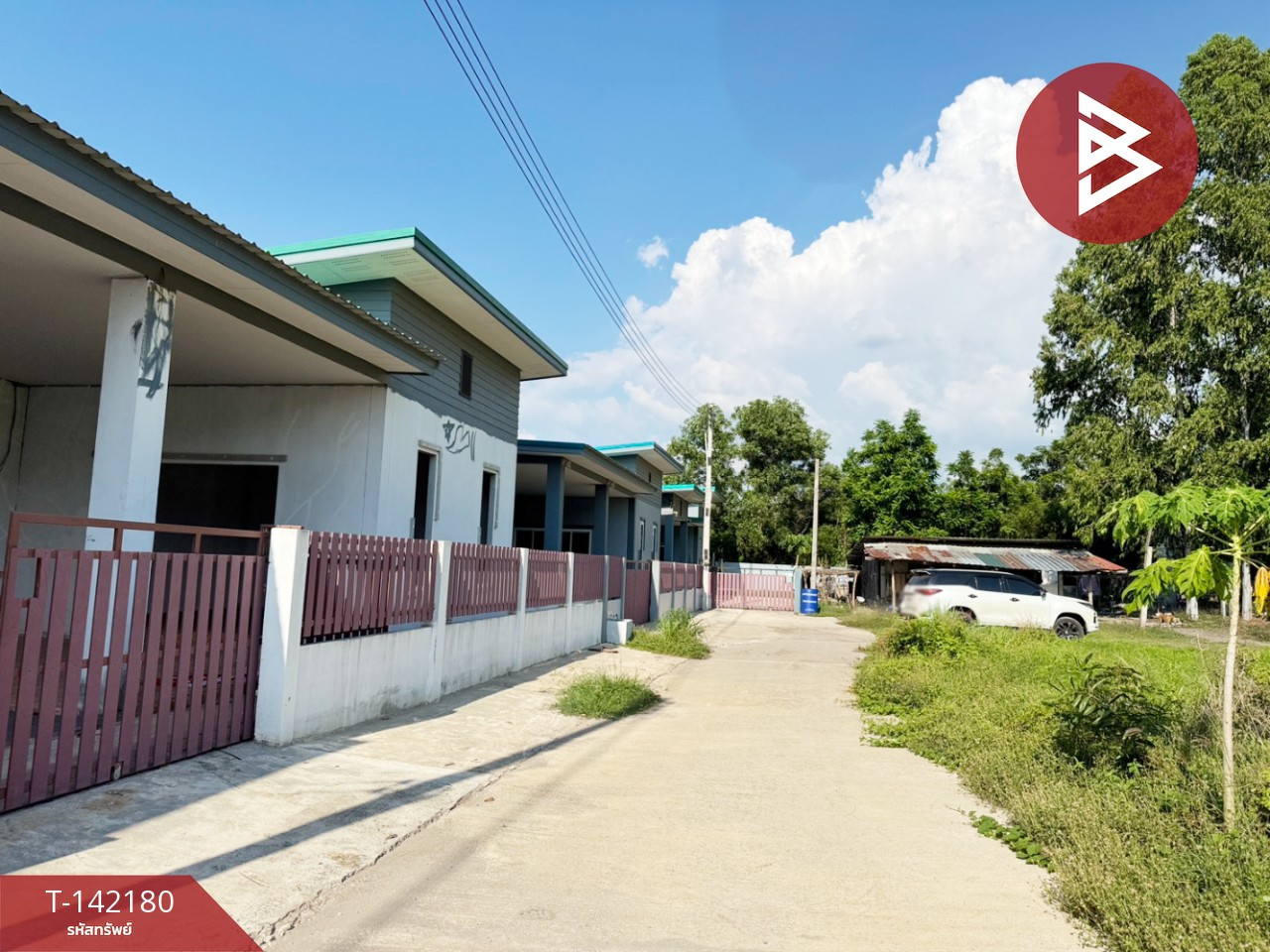 ขายบ้านเดี่ยวชั้นเดียว เนื้อที่ 60 ตร.วา แปลงยาว ฉะเชิงเทรา