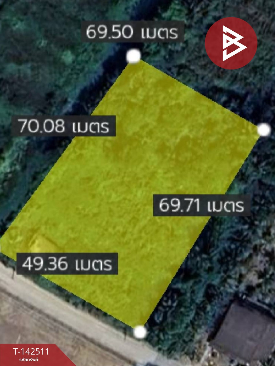 ขายที่ดิน เนื้อที่ 2 ไร่ 69.7 ตร.วา สามพราน นครปฐม