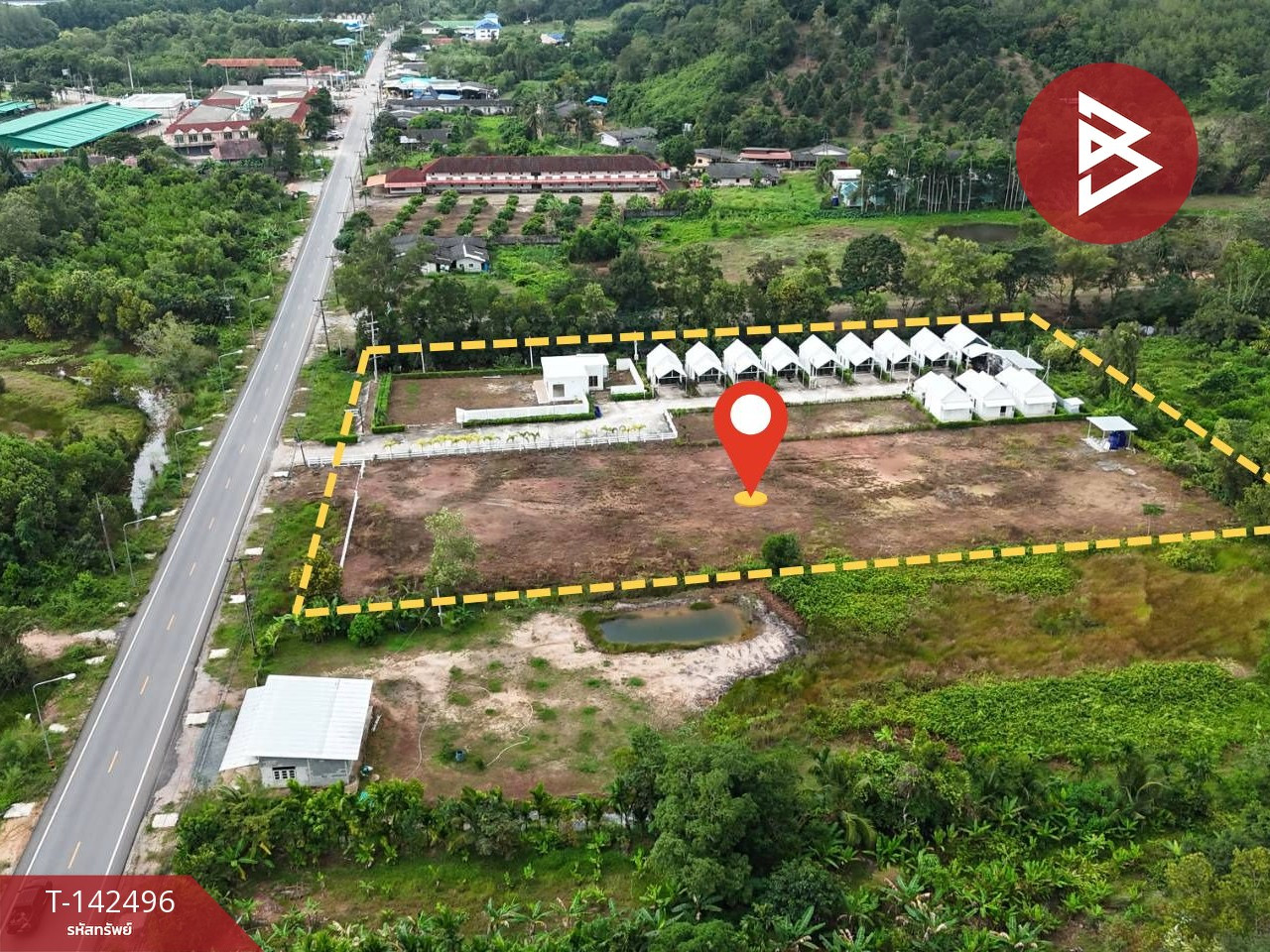 ขายโรงแรมพร้อมที่ดิน เนื้อที่ 5 ไร่ 1 งาน 29.1 ตร.วา ท่าใหม่ จันทบุรี