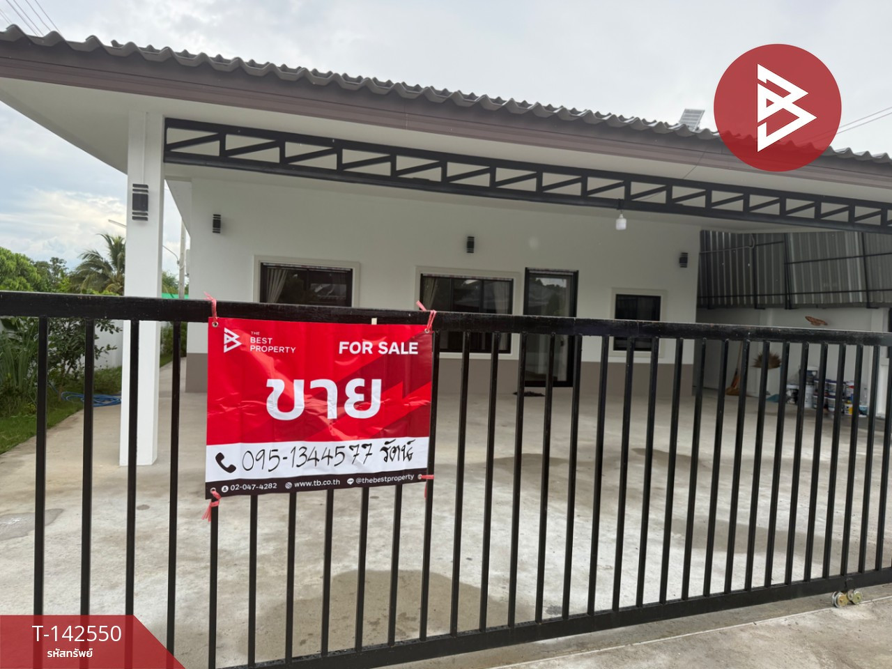 ขายบ้านเดี่ยวชั้นเดียว เนื้อที่ 62.8 ตร.วา ริมปิง ลำพูน