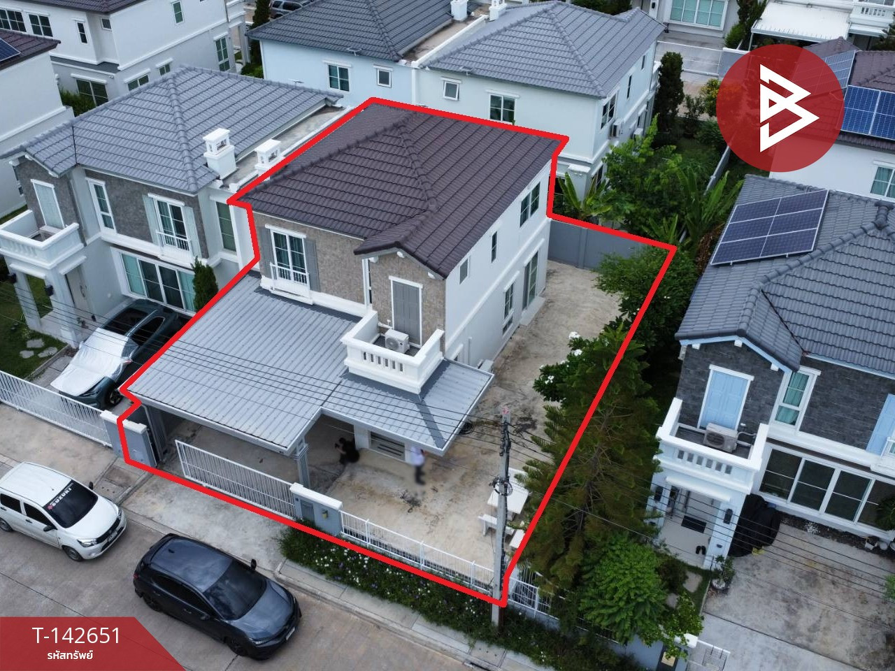 ขายบ้านเดี่ยว หมู่บ้านอัญญา เพชรเกษม-สาย 4 สมุทรสาคร (Anya Phetkasem-Sai 4) บ้านสไตล์ฝรั่งเศส บรรยากาศร่มรื่น