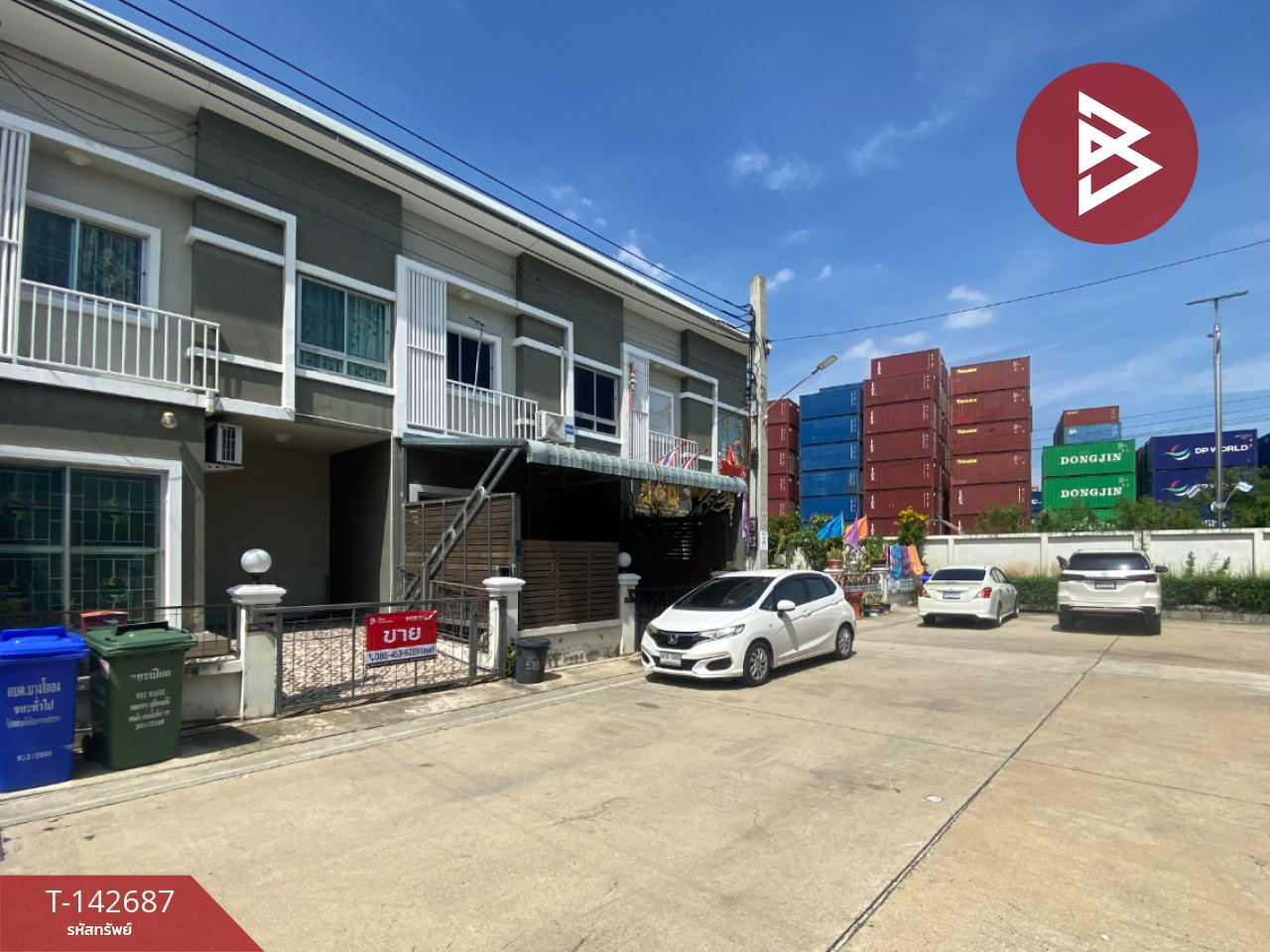 ขายทาวน์เฮ้าส์ หมู่บ้านนิรันดร์วิลล์ 16 บางนา กม.18 บางพลี สมุทรปราการ