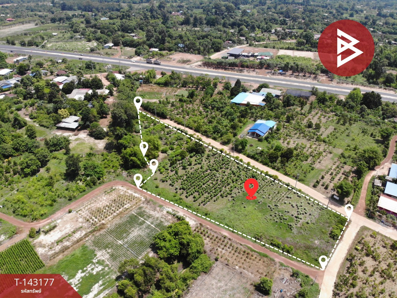 ขายที่ดิน เนื้อที่ 3 ไร่ 2 งาน 76.1 ตร.วา ดงขี้เหล็ก ปราจีนบุรี