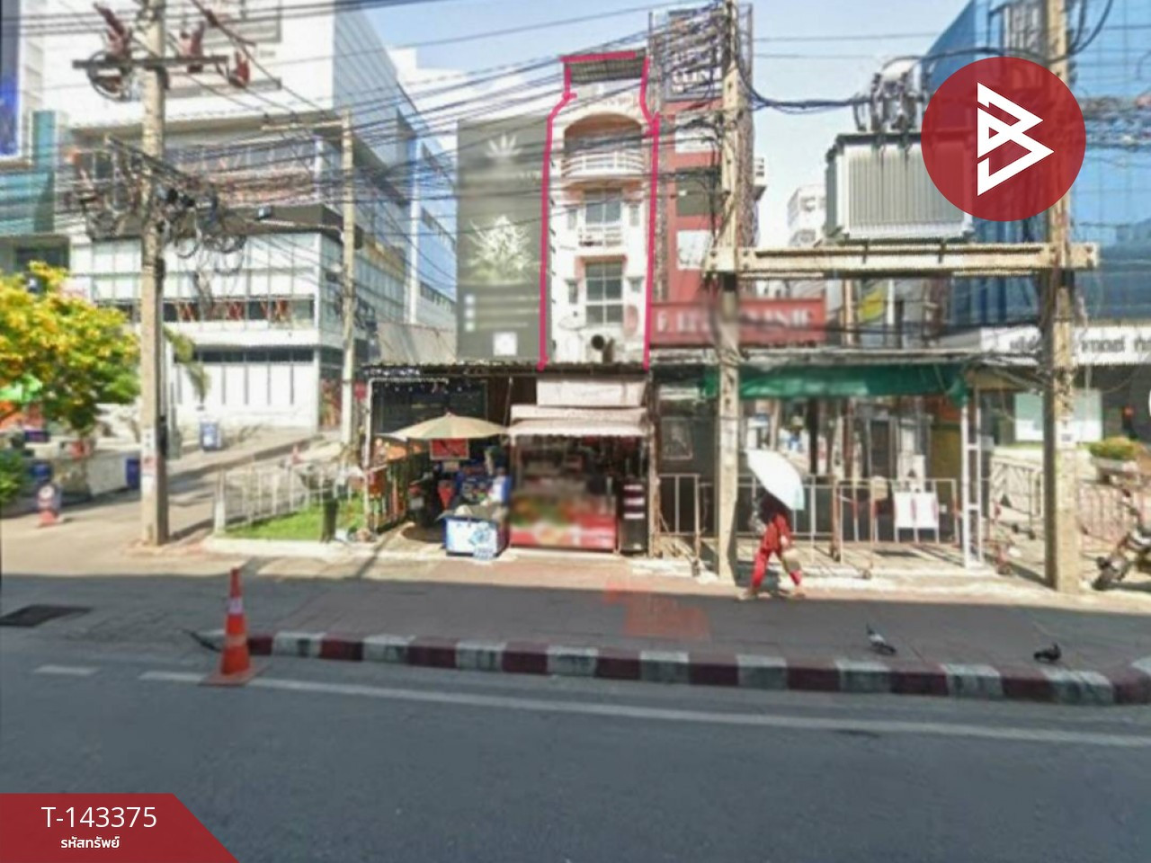 ขายอาคารพาณิชย์ 4 ชั้น เนื้อที่ 17 ตร.วา บางพลัด กรุงเทพมหานคร