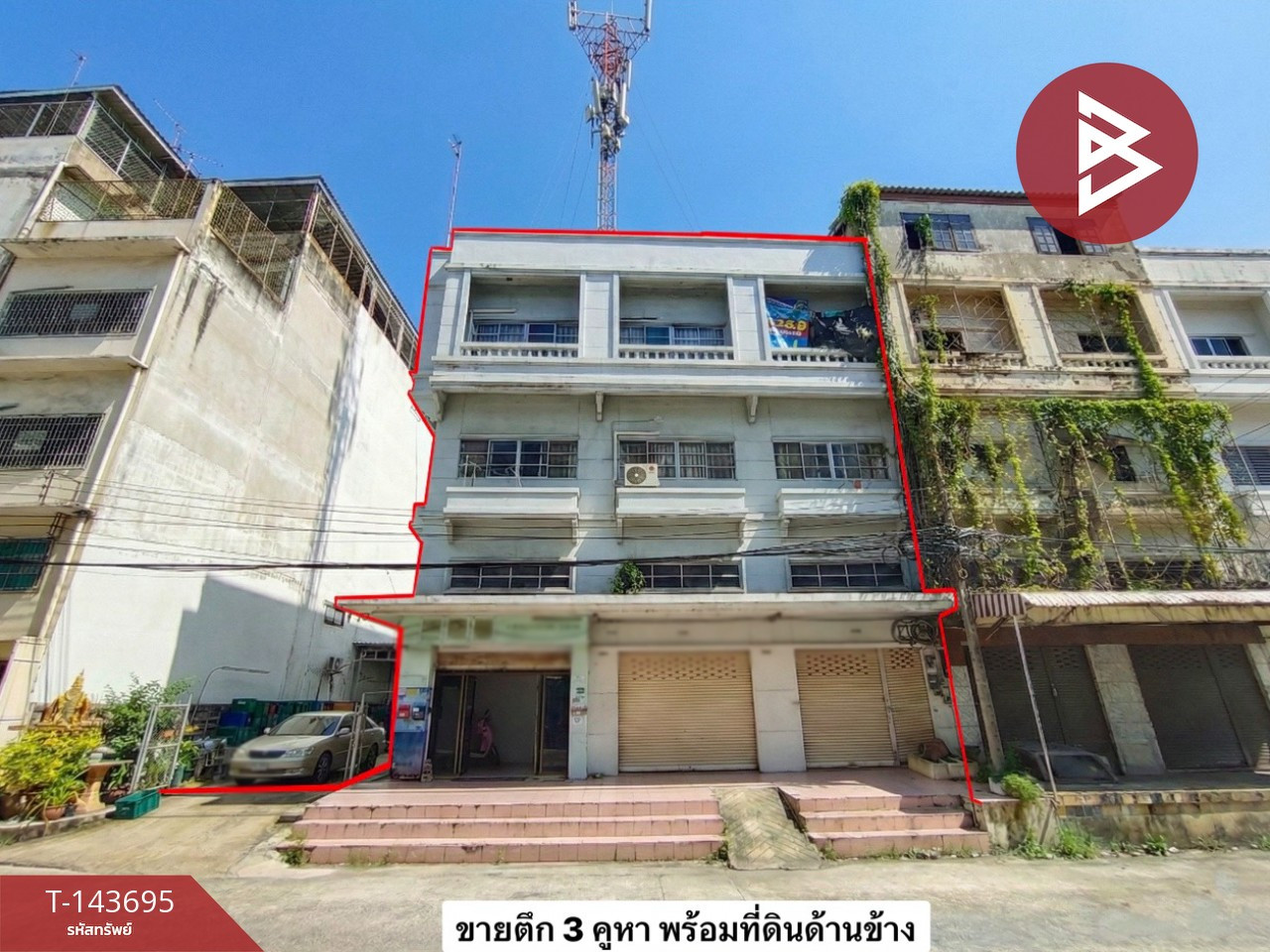 ขายอาคารพาณิชย์ ซ.พหลโยธิน84 เนื้อที่ 88.3 ตร.วา ลำลูกกา ปทุมธานี