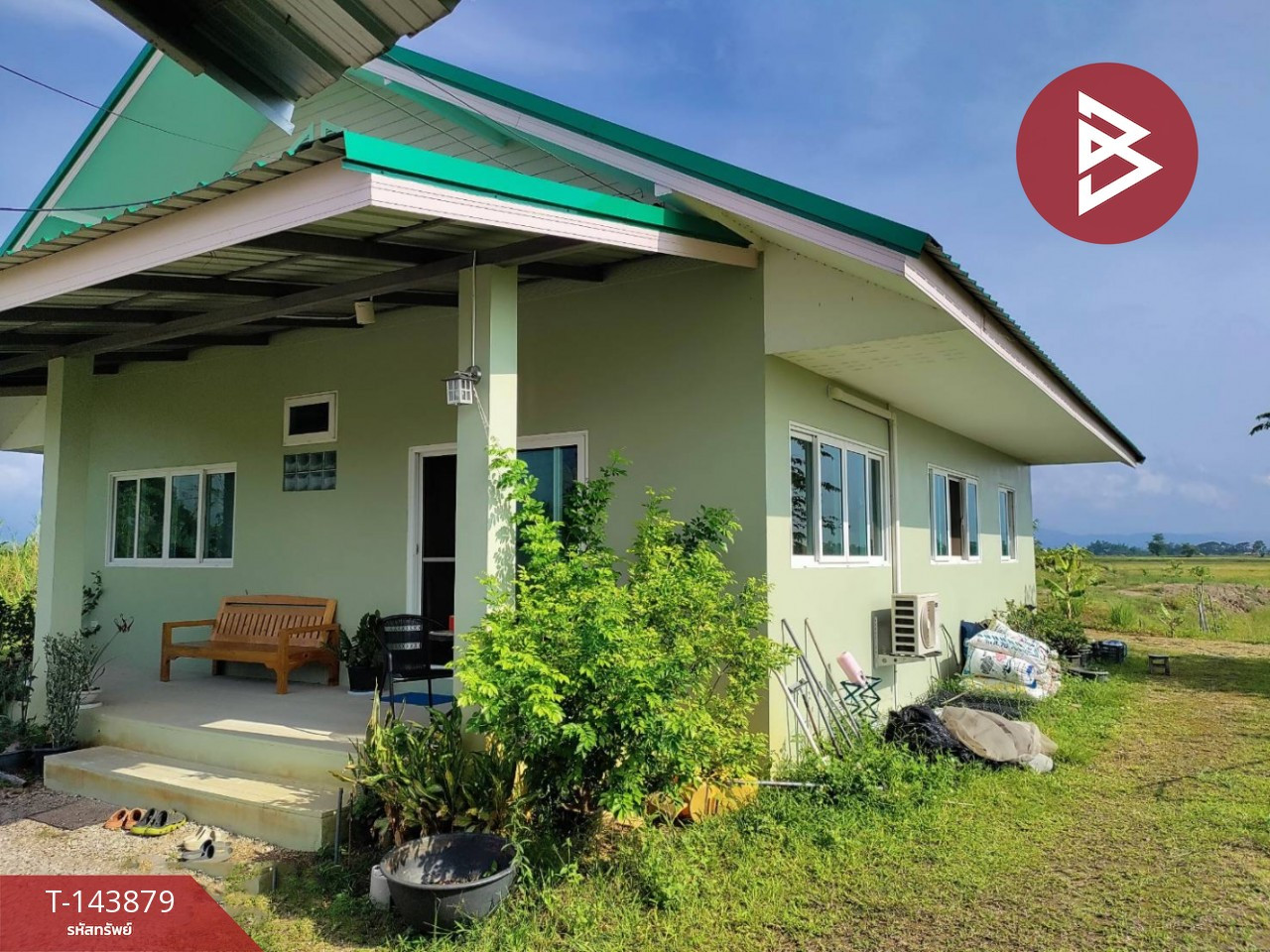 ขายบ้านเดี่ยวพร้อมที่ดิน เนื้อที่ 3 ไร่ 2 งาน 60 ตร.วา แม่ลาว เชียงราย