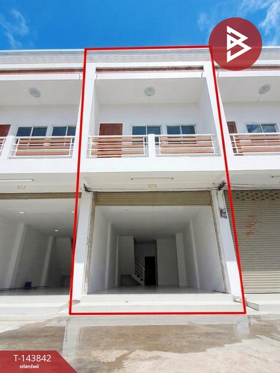 ขายอาคารพาณิชย์ 2 ชั้น เนื้อที่ 16 ตารางวา ดอนตะโก เมืองราชบุรี