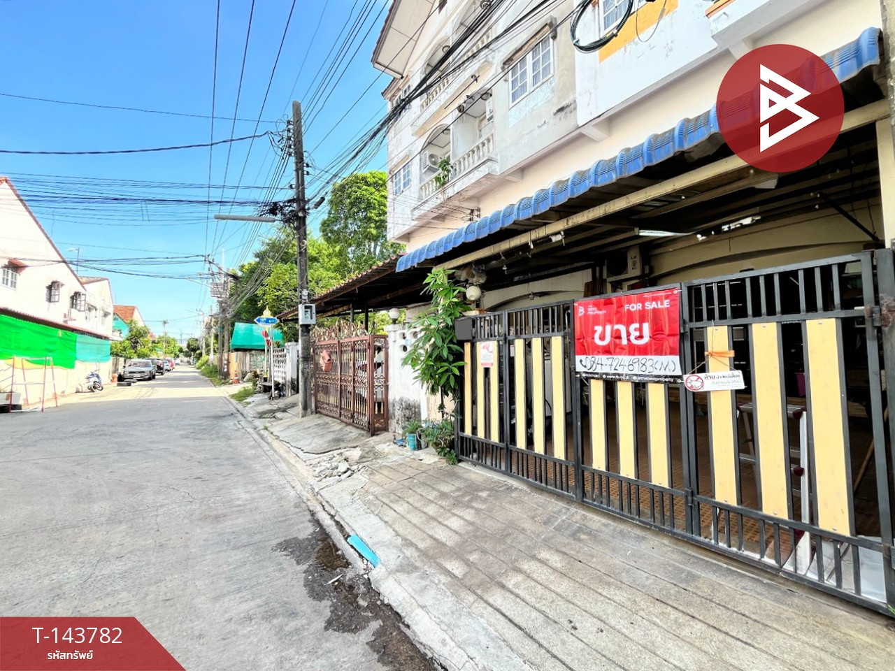 ขายทาวน์โฮม 3.5 ชั้น ซอยบุญศิริ 6 ใกล้ BTS สมุทรปราการ