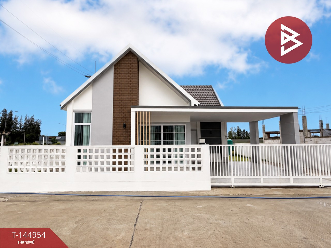 ขายบ้านเดี่ยวชั้นเดียว เนื้อที่ 67.6 ตร.วา ไม้เค็ด ปราจีนบุรี