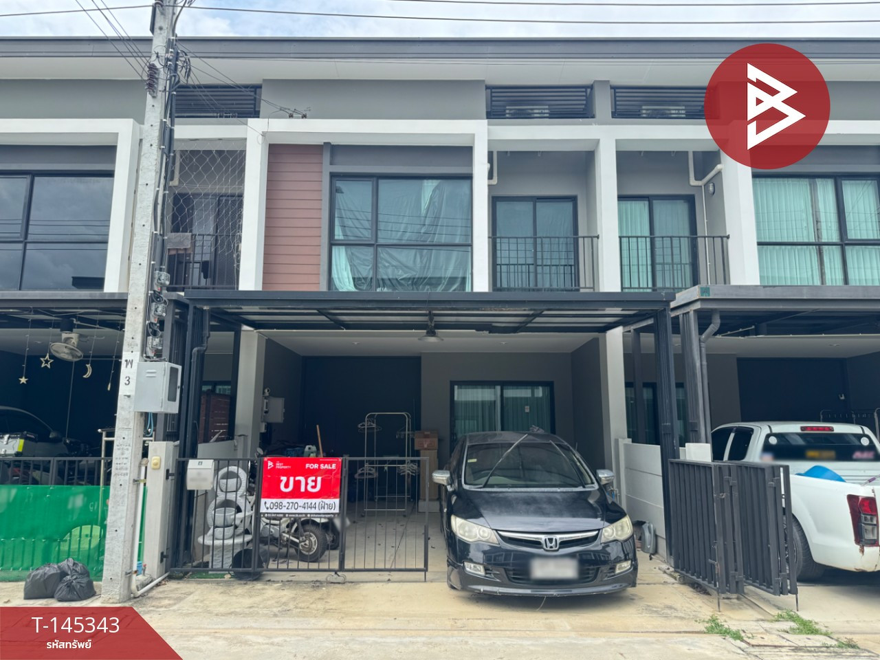 ขายทาวน์เฮ้าส์ หมู่บ้านลุมพินี ทาวน์วิลล์ ลาดกระบัง-สุวรรณภูมิ ลาดกระบัง กรุงเทพมหานคร (Lumpini Townville Lat krabang-Suvarnabhumi)