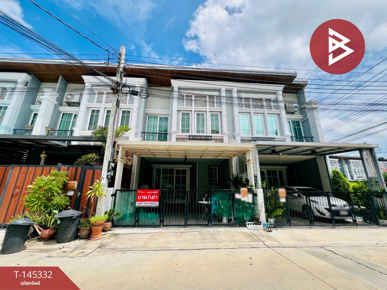 ขาย/เช่าทาวน์เฮ้าส์ หมู่บ้านโกลเด้นทาวน์ สุขุมวิท-สถานีรถไฟฟ้าแบริ่ง (Golden Town Sukhumvit-Bearing BTS Station) พระประแ
