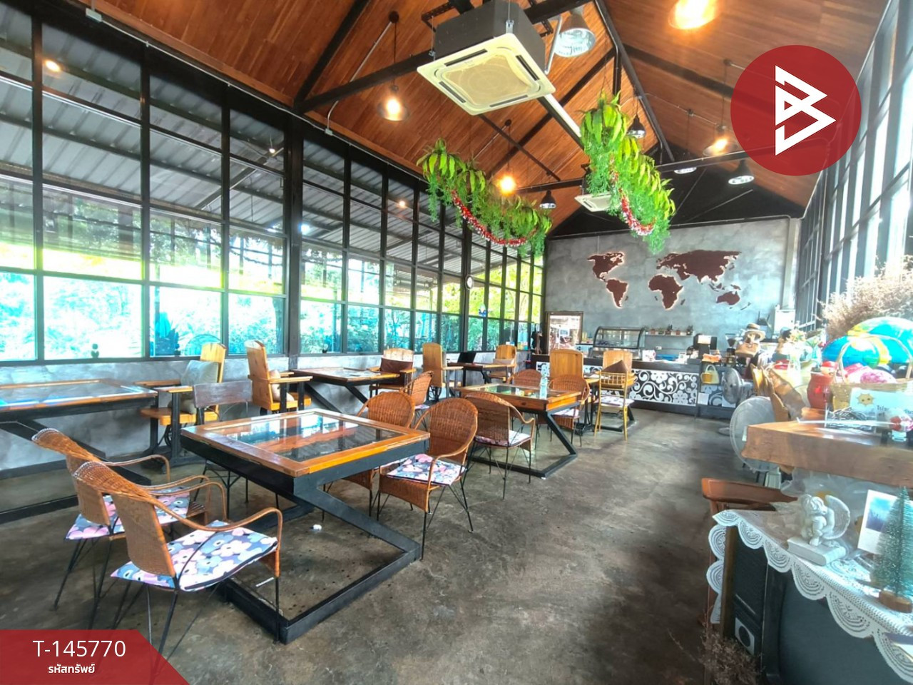 ขายที่ดินพร้อมกิจการร้านอาหาร/คาเฟ่ เนื้อที่ 12 ไร่ 1 งาน 45 ตร.วา มาบไผ่ บ้านบึง ชลบุรี