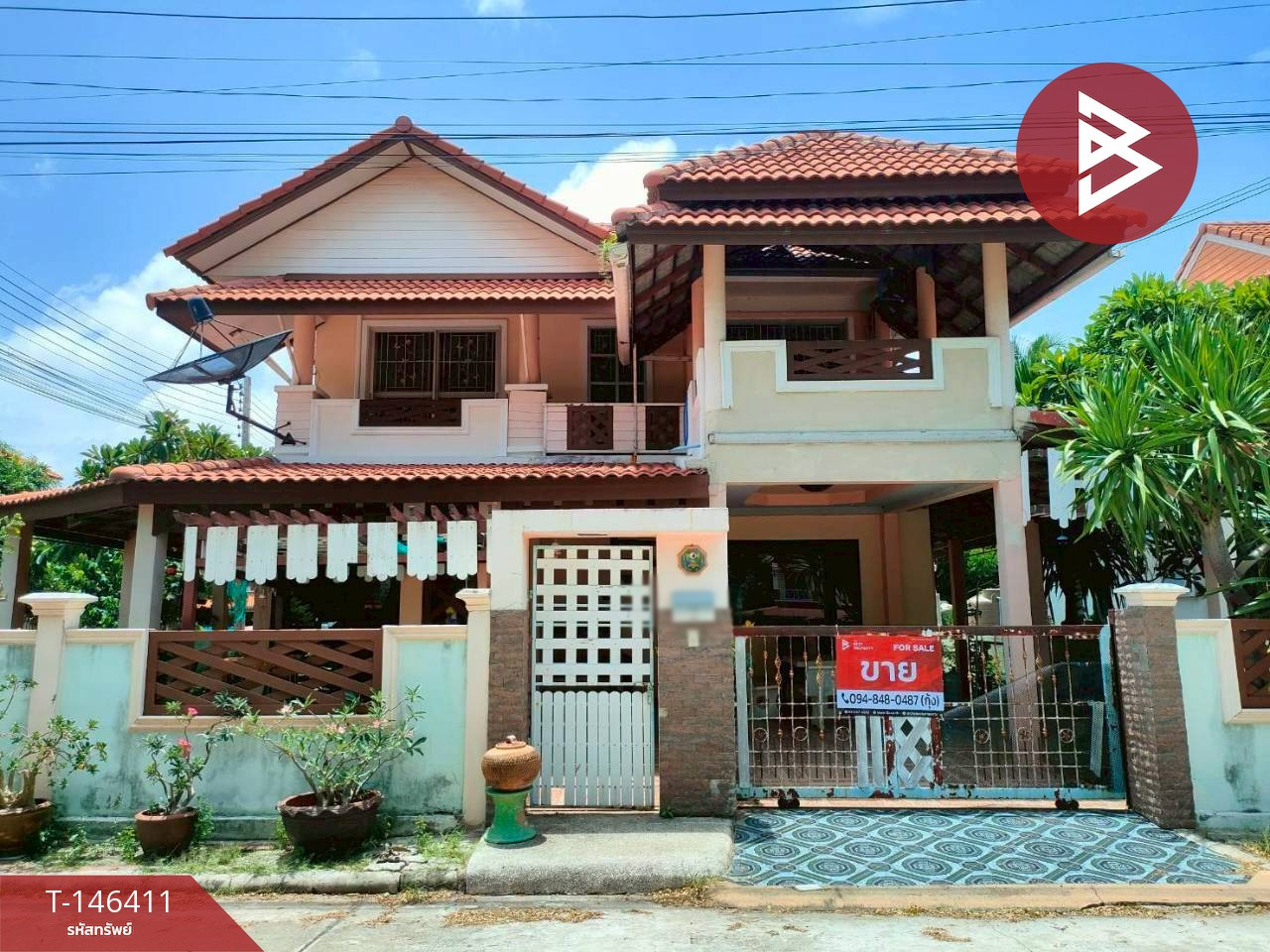 ขายบ้านเดี่ยว 2 ชั้น หมู่บ้านสุขุมวิท1 เฟส3 บางสมัคร ฉะเชิงเทรา