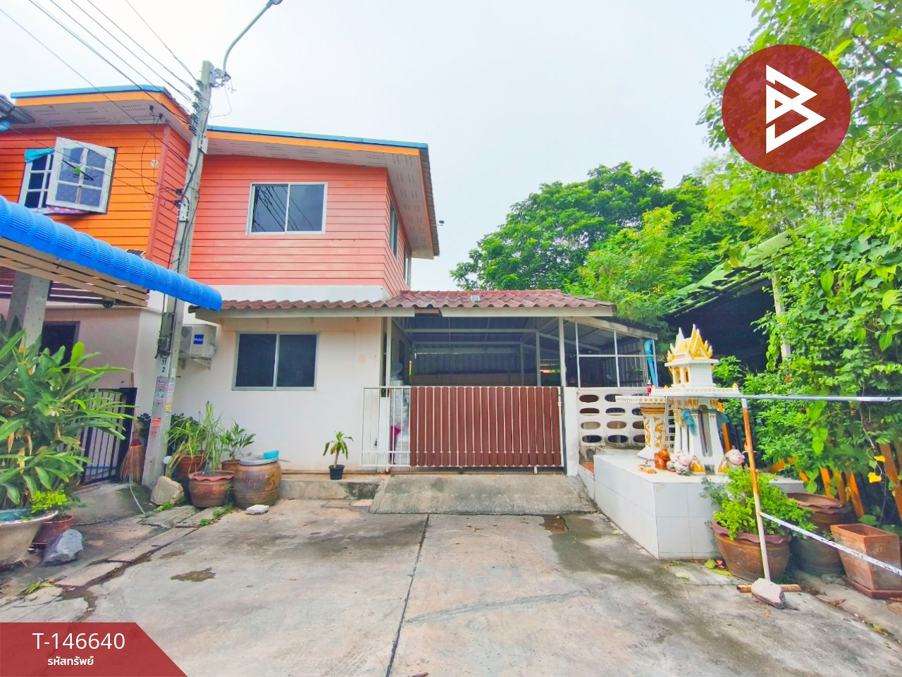 ขายบ้านแฝด หมู่บ้านพฤกษา 28/1 นิคมบางปู-แพรกษา สมุทรปราการ พร้อม Home Ofice