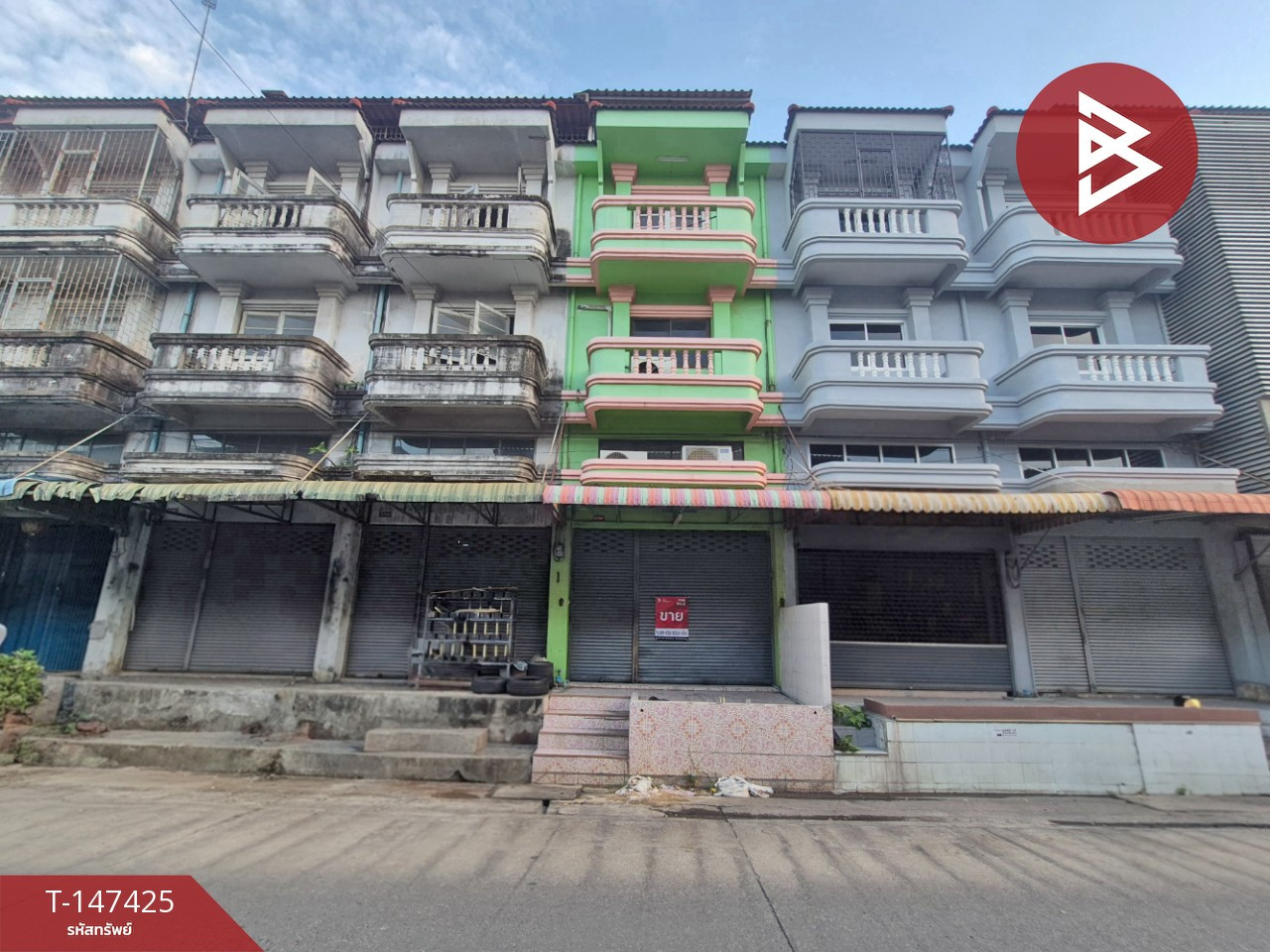ขายอาคารพาณิชย์ ซ.อยู่สุข30 เนื้อที่ 18 ตร.วา บางเมือง สมุทรปราการ