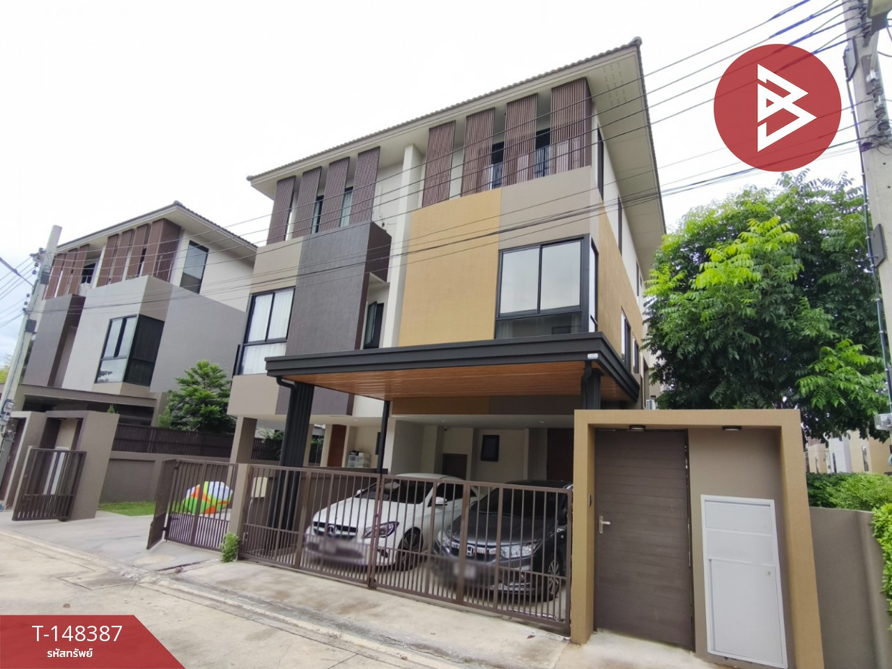 ขายบ้านแฝด หมู่บ้านเฮ้าส์ วิลล่า ราชพฤกษ์ (Haus Villa Ratchapruek) ปากเกร็ด นนทบุรี