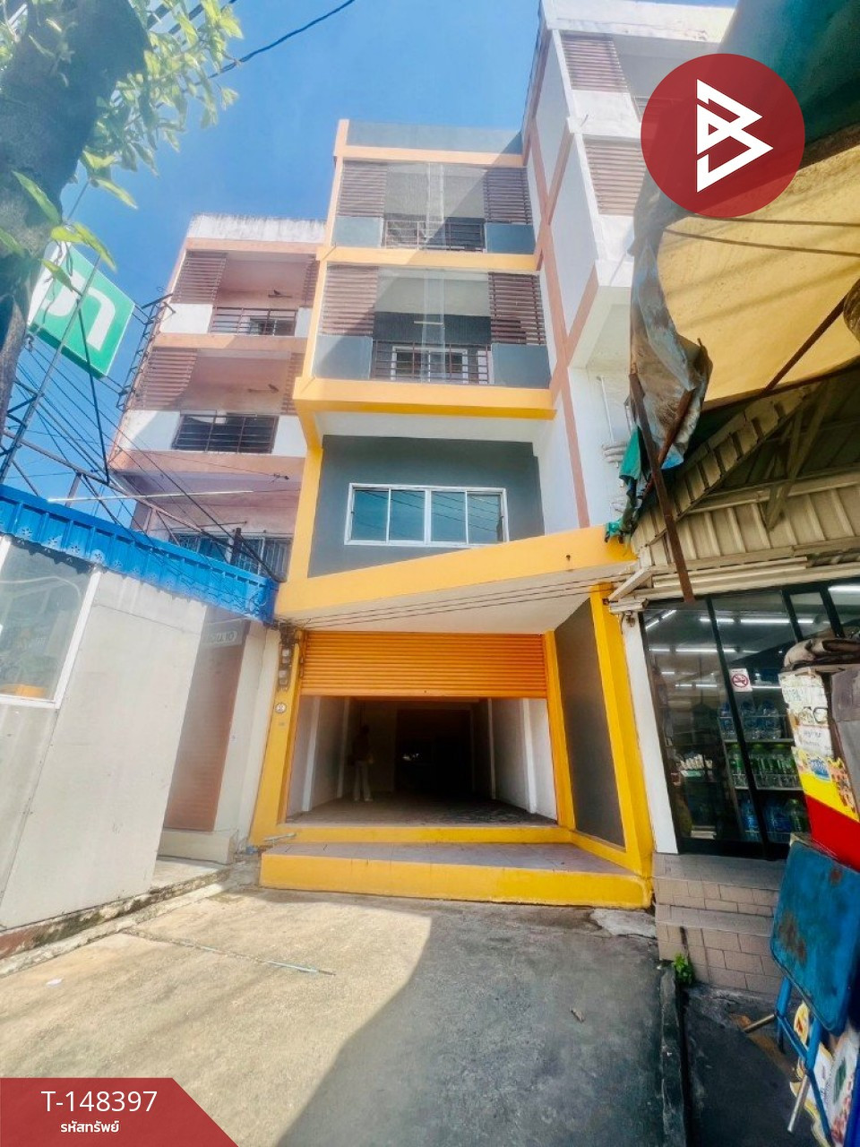 ขายอาคารพาณิชย์ 4 ชั้น เนื้อที่ 21.6 ตร.วา พระสมุทรเจดีย์ สมุทรปราการ
