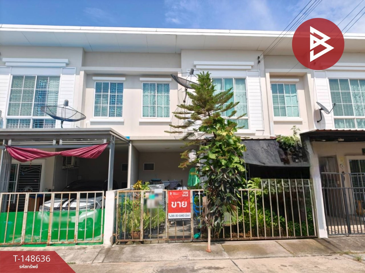 ขายทาวน์เฮ้าส์ หมู่บ้านเจทาวน์ เอ็กซ์คลูซีฟ บางปะกง-บ้านโพธิ์ (J Town Exclusive Bangpakong-Banpho) ฉะเชิงเทรา