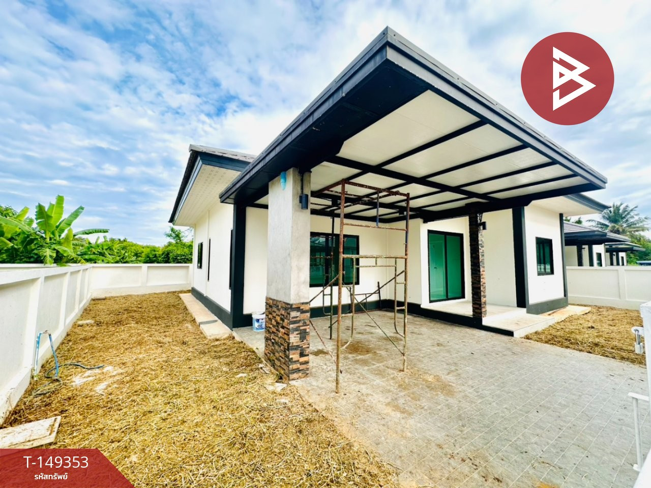 ขายบ้านเดี่ยวชั้นเดียว เนื้อที่ 77.3 ตร.วา หมู่บ้านเฮงเฮงวิลล์ 3 บ้านโป่ง ราชบุรี